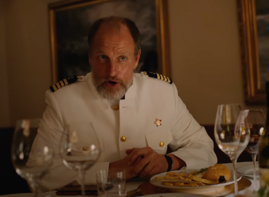 Woody Harrelson as the alcoholic captain in cruise-liner comedy ‘Triangle of Sadness’