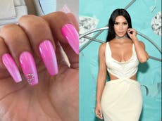 Kim Kardashian appears to honour boyfriend Pete Davidson with new nail art