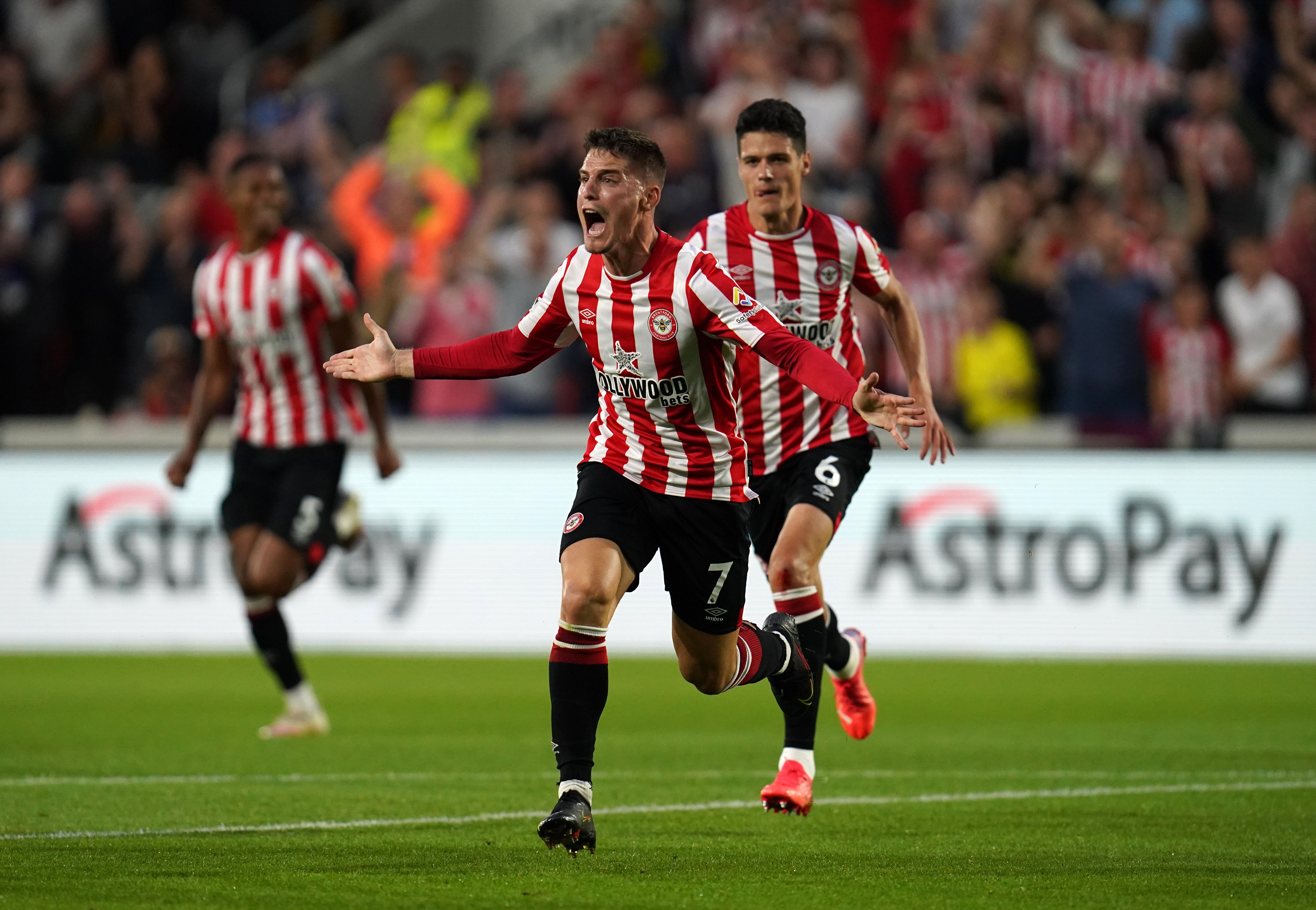 Brentford were top of the Premier League after an opening victory over Arsenal (Nick Potts/PA)