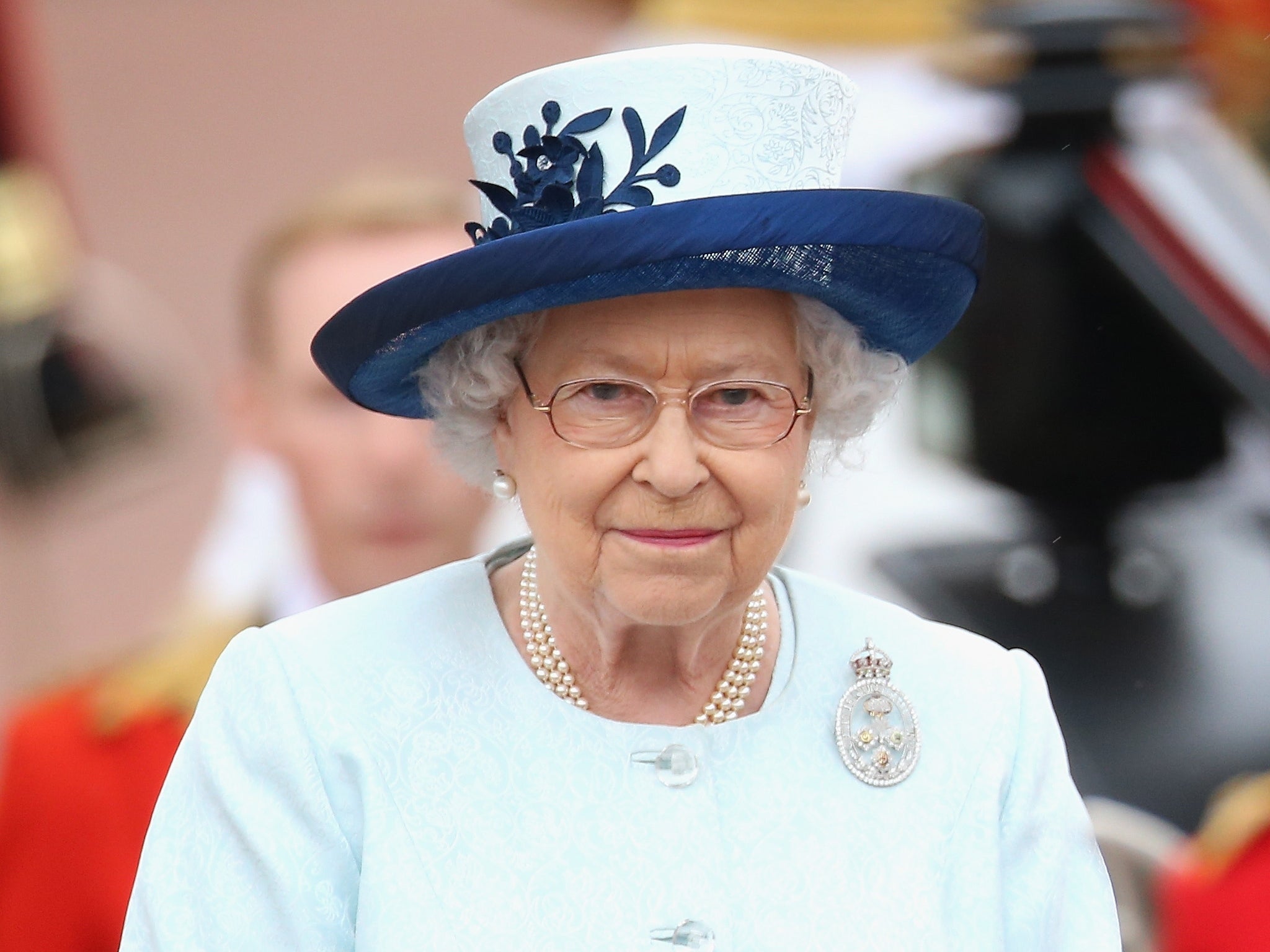 The Queen during the 2014 Trooping the Colour parade