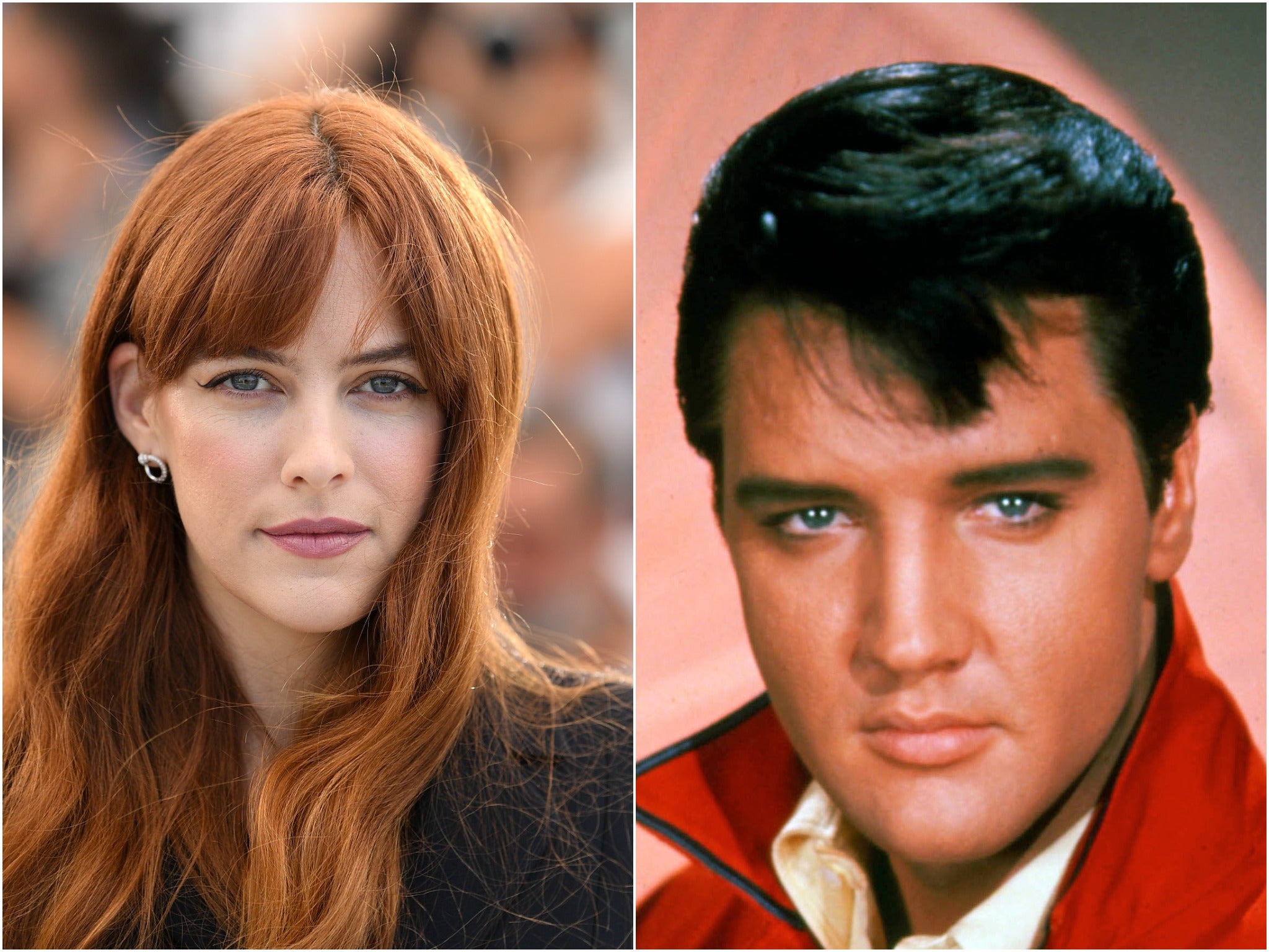 Riley Keough and Elvis Presley