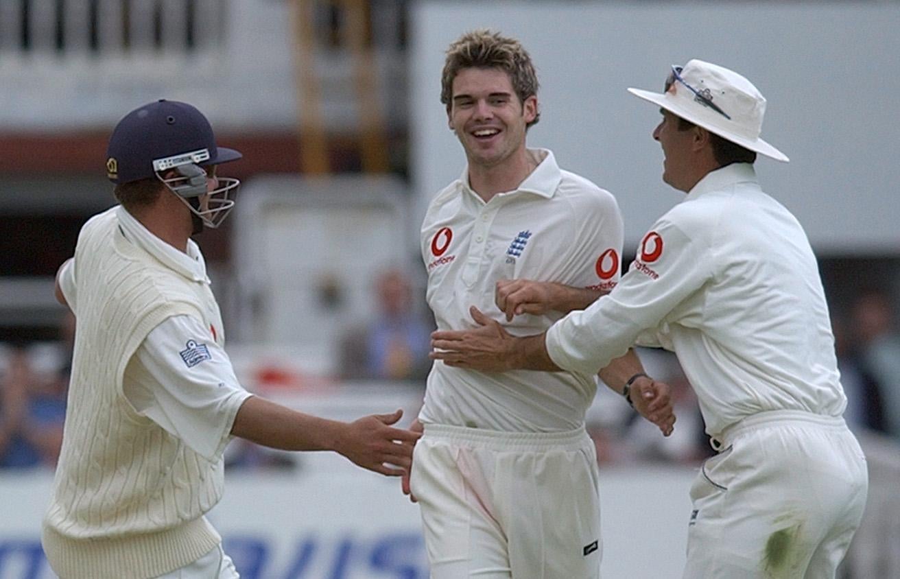 James Anderson settled straight into life as an England Test bowler (Matthew Fearn/PA)