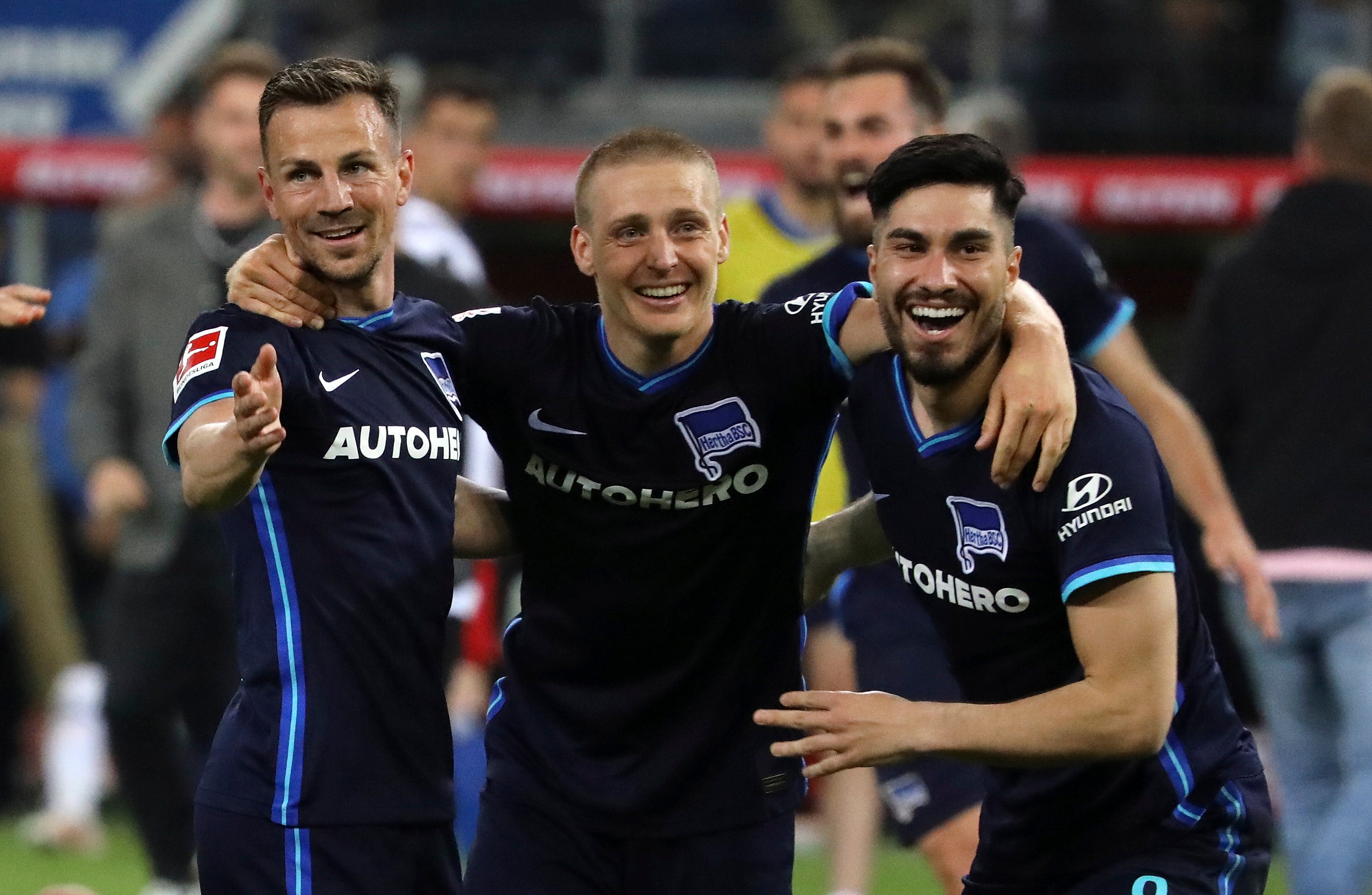 Hertha Berlin successfully beat the drop