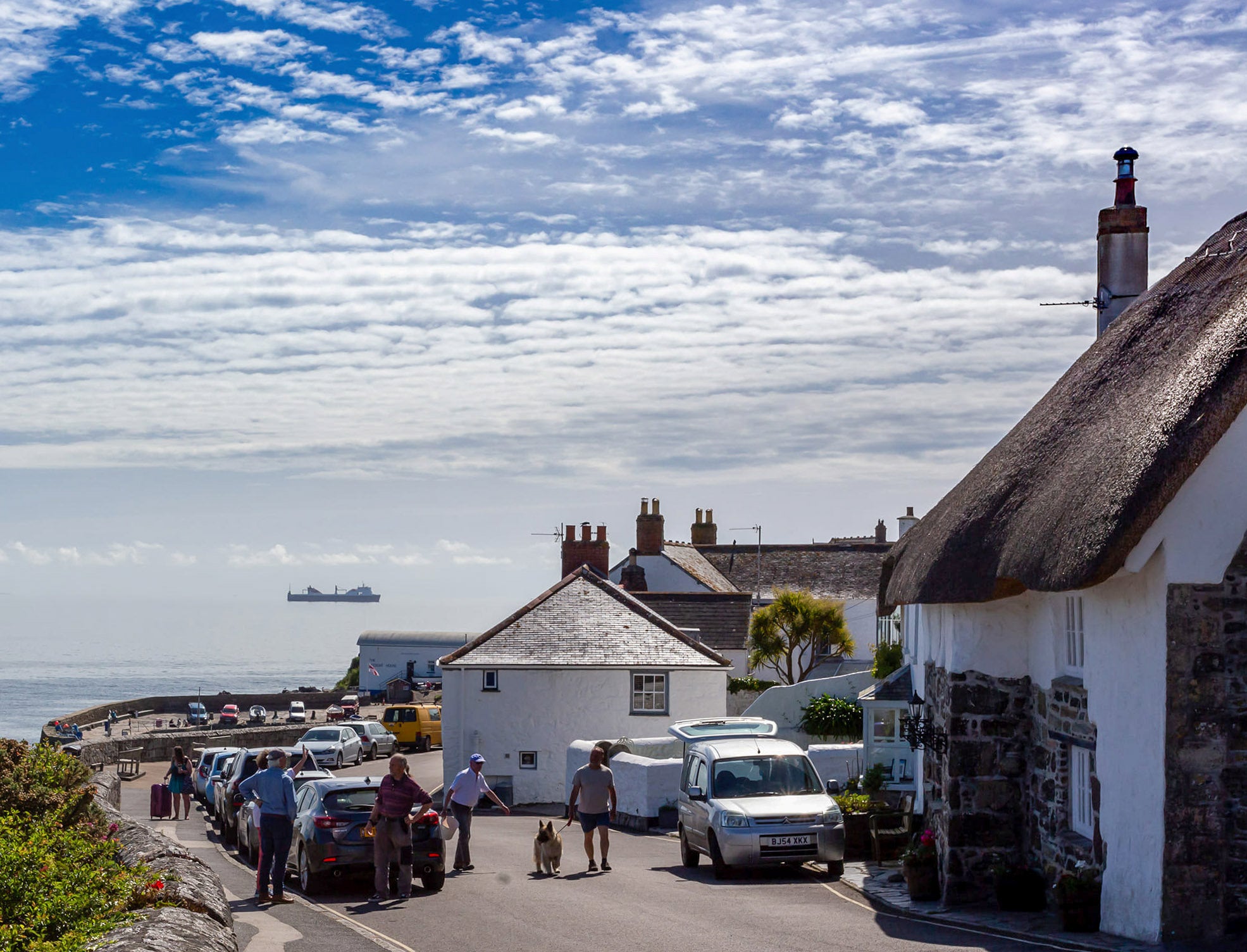 The image was captured by Martin Stroud as he was walking through the village