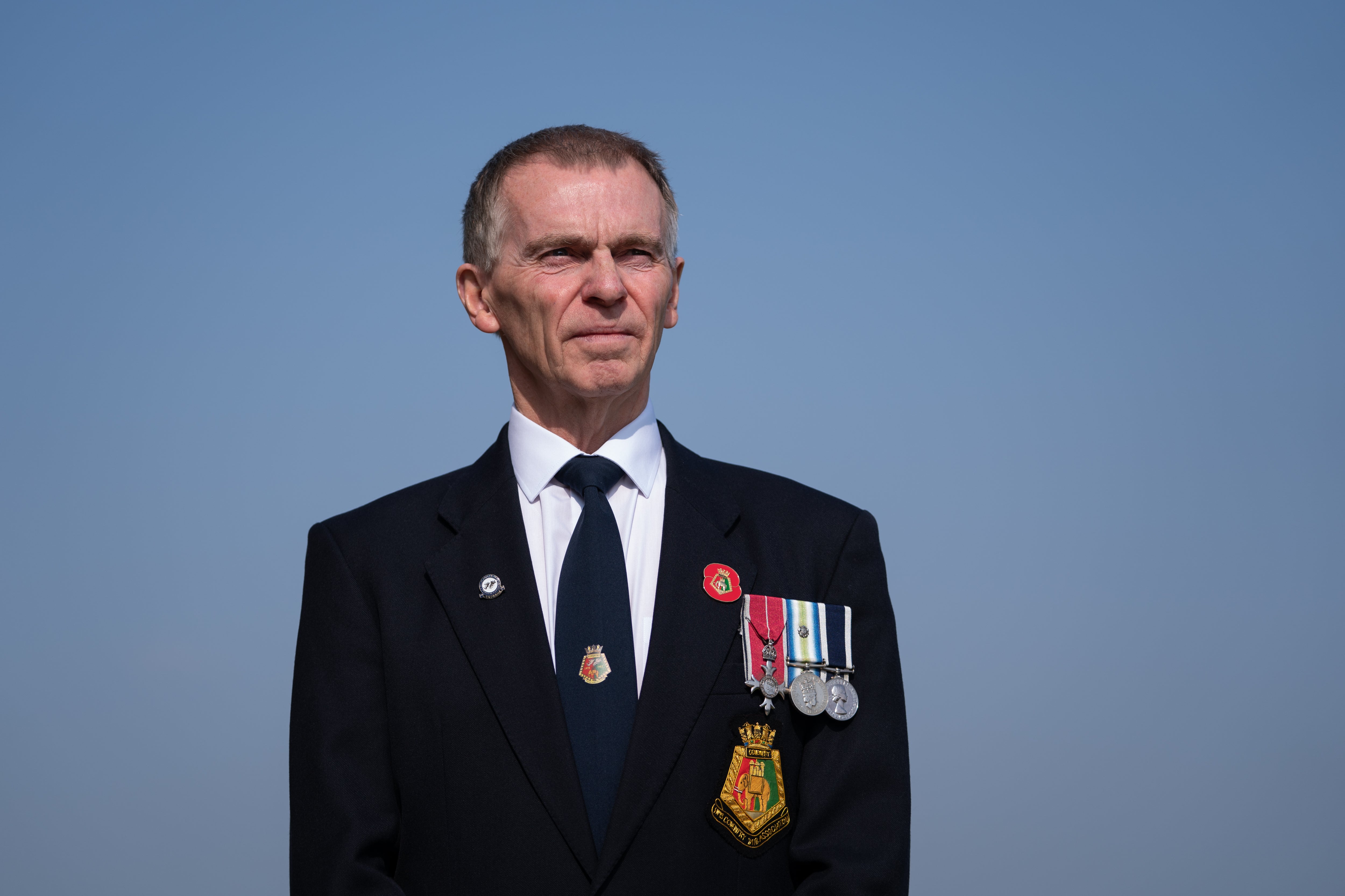 Falklands War veteran Chris Howe at his home in Ewerby, Sleaford, Lincolnshire (Joe Giddens/PA)