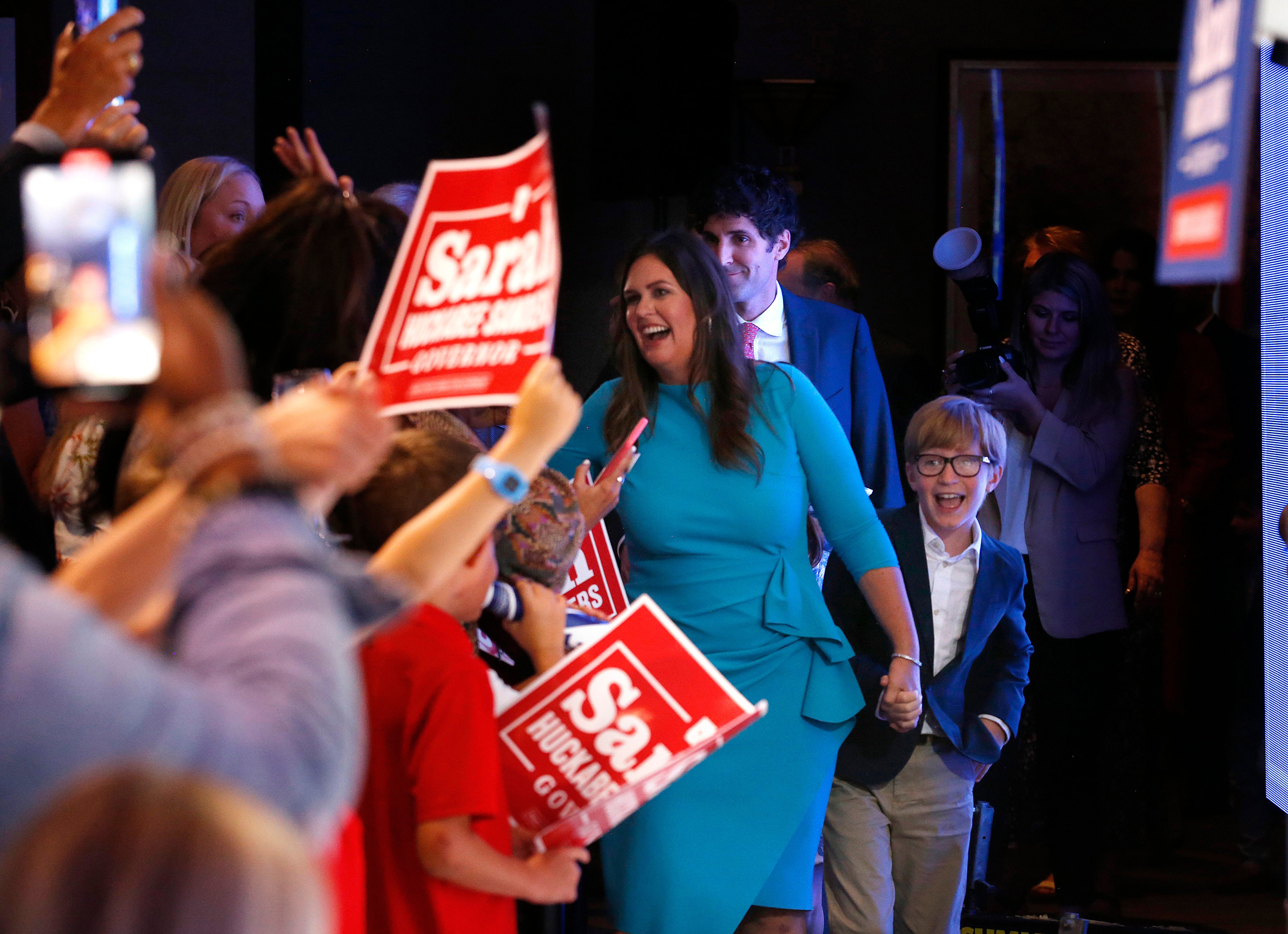 APTOPIX Election 2022 Arkansas Governor Sanders