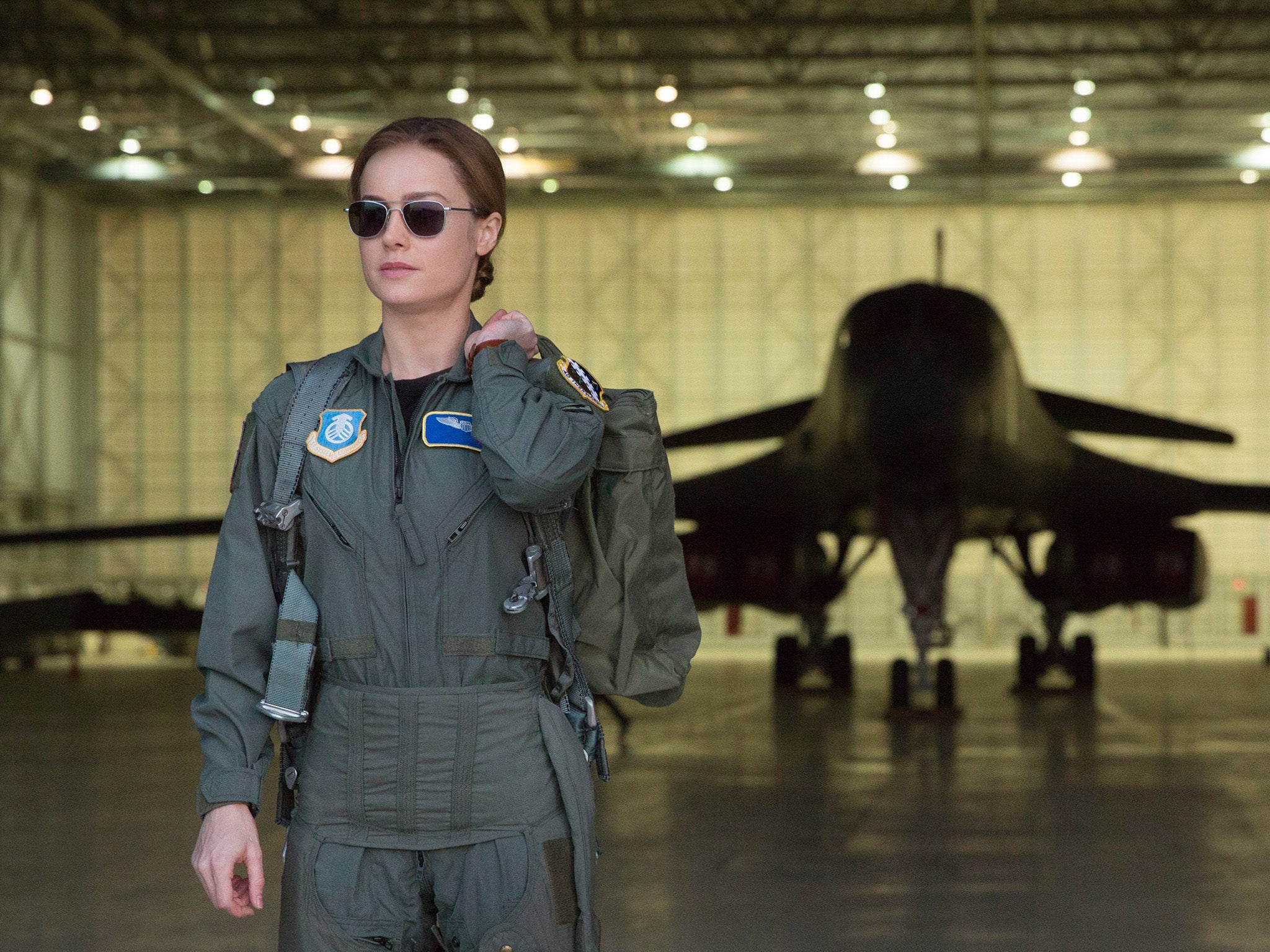 Brie Larson in ‘Captain Marvel’