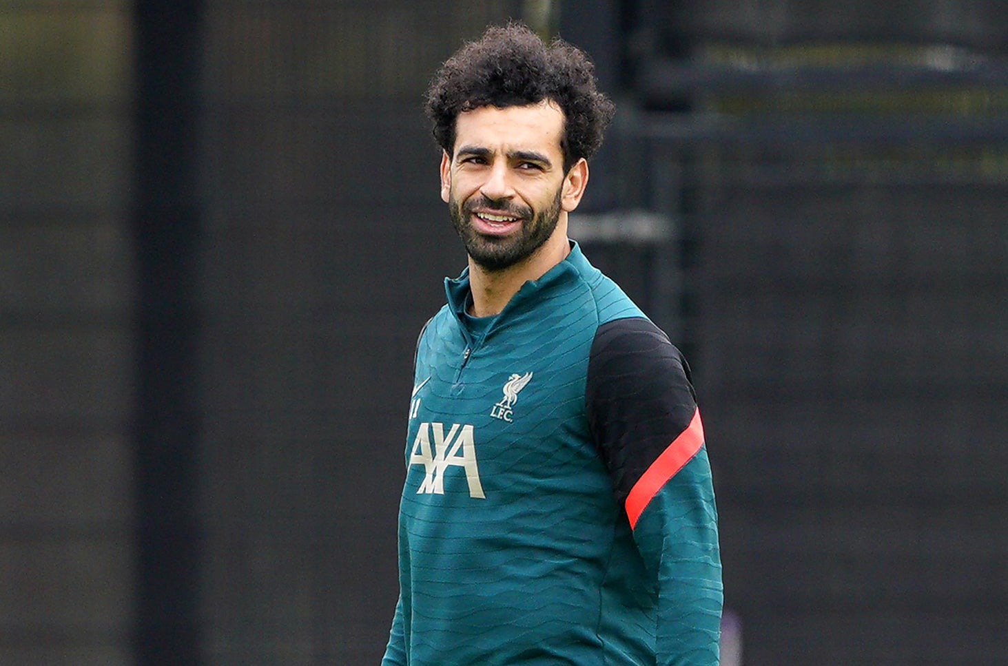 Liverpool’s Mohamed Salah during training ahead of the Champions League final (Peter Byrne/PA Images).