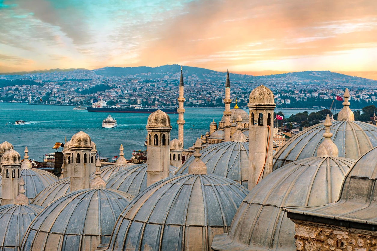 View from the Süleymaniye Mosque to the Golden Horn, Istanbul