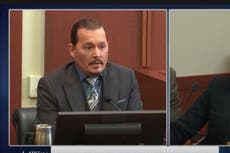 Johnny Depp chuckles as he says he ‘misses’ the tip of his finger that was severed in fight with Amber Heard