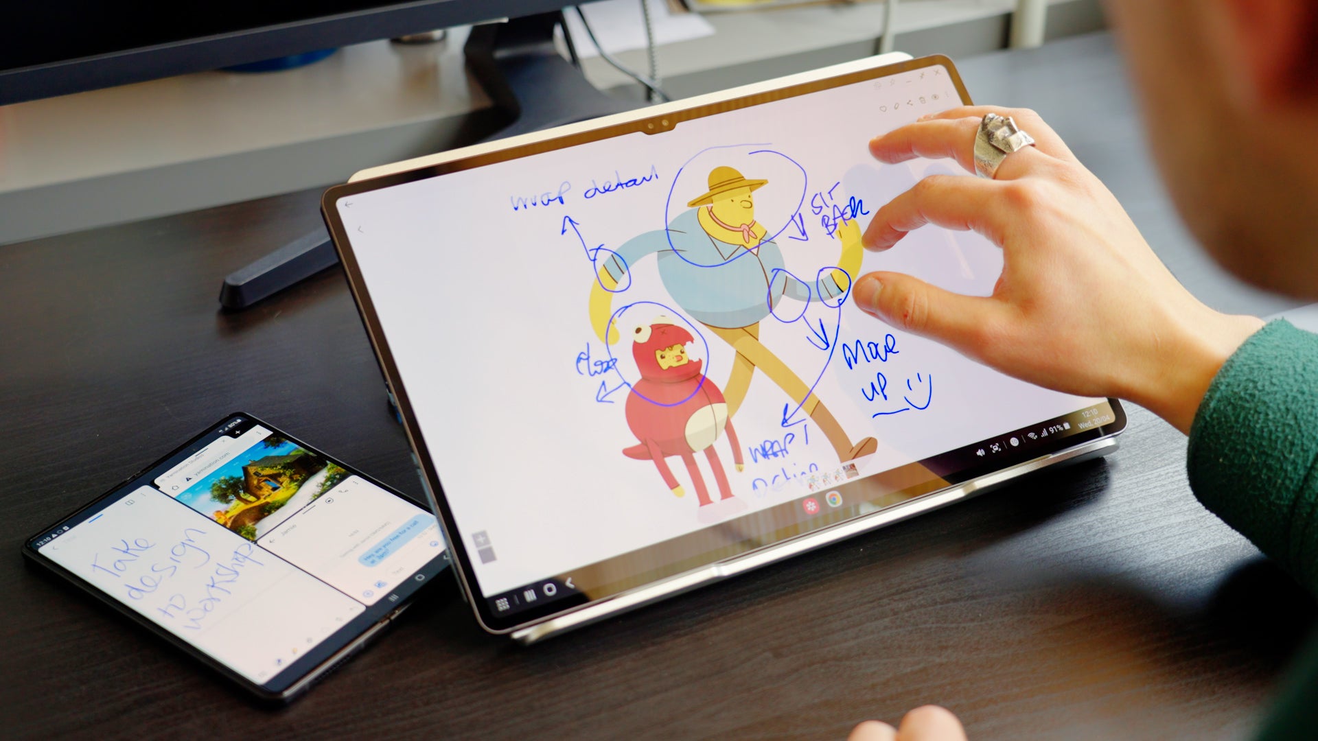 For animation company Yamination, the creative elements and connectivity of Samsung tech ensures they can create the best work for their clients