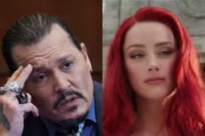Johnny Depp disputes claims he did not assist Amber Heard in securing Aquaman role
