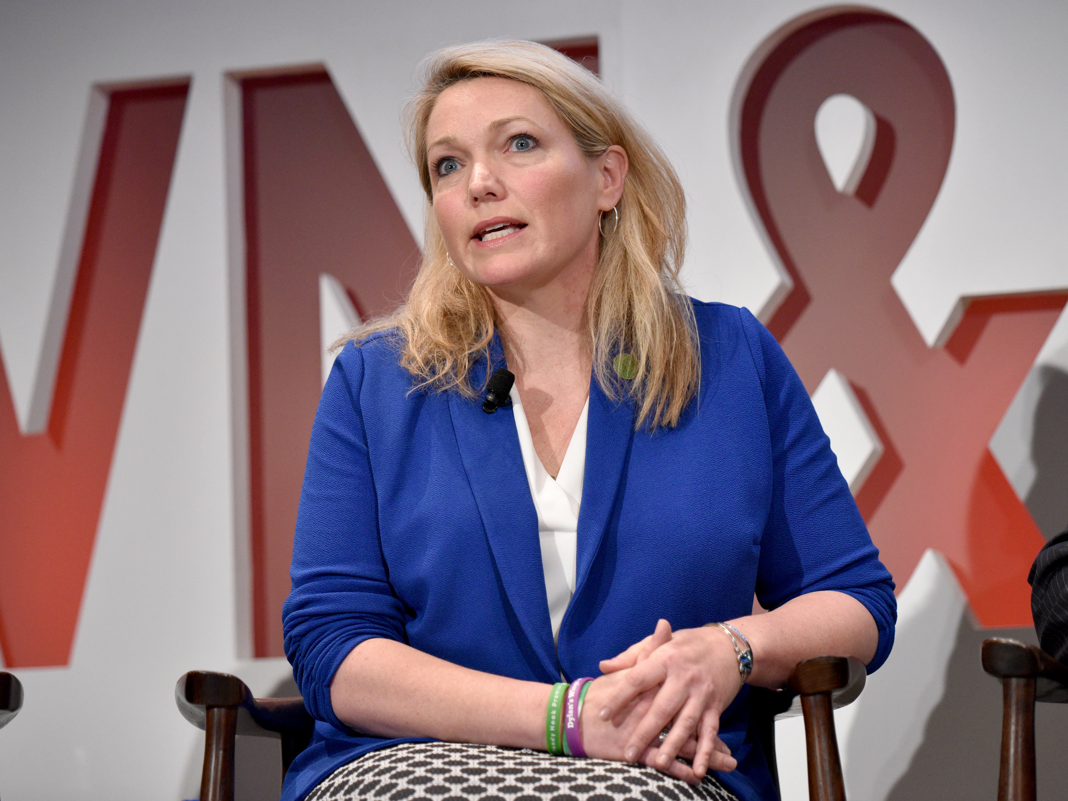 Sandy Hook Promise Founder and Managing Director Nicole Hockley speaks onstage during the Fifth Annual Town & Country Philanthropy Summit on May 9, 2018 in New York City