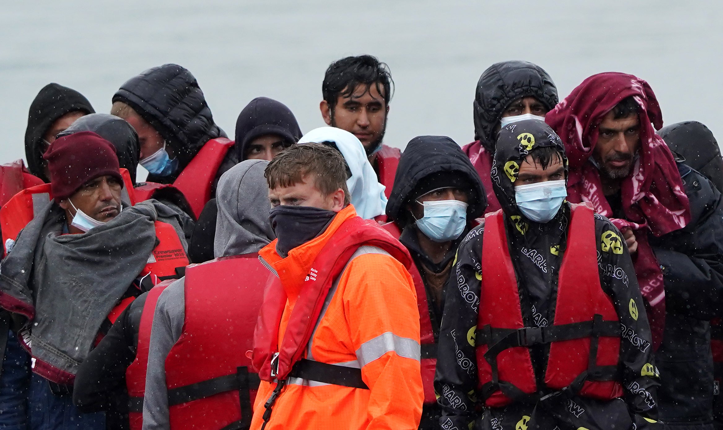 The Home Office said the rise in asylum applications is in part linked to a ‘sharp increase in small boat arrivals to the UK’ (Gareth Fuller/PA)