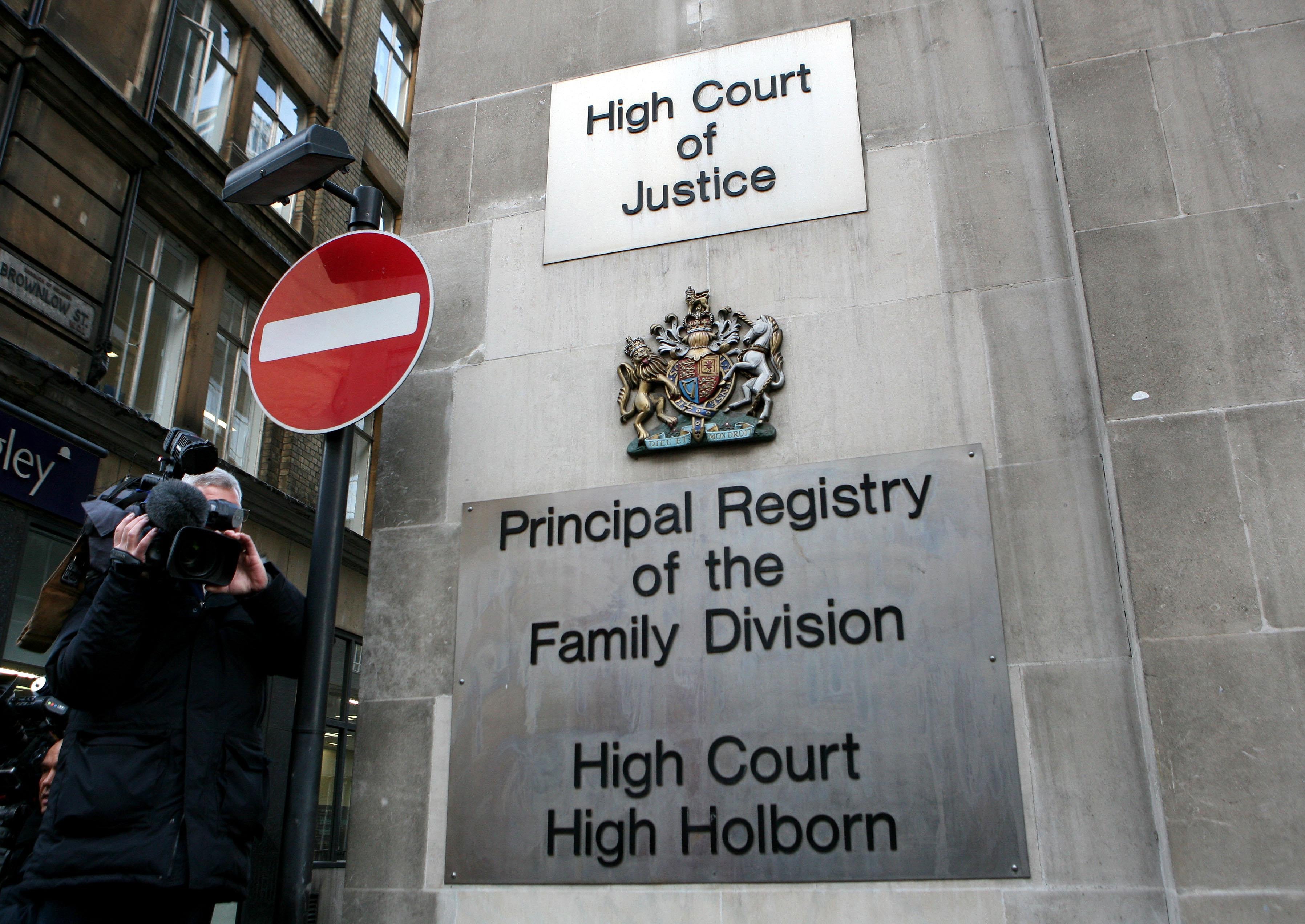 The Principal Registry of the Family Division in High Holborn, London, where the case was heard (PA)