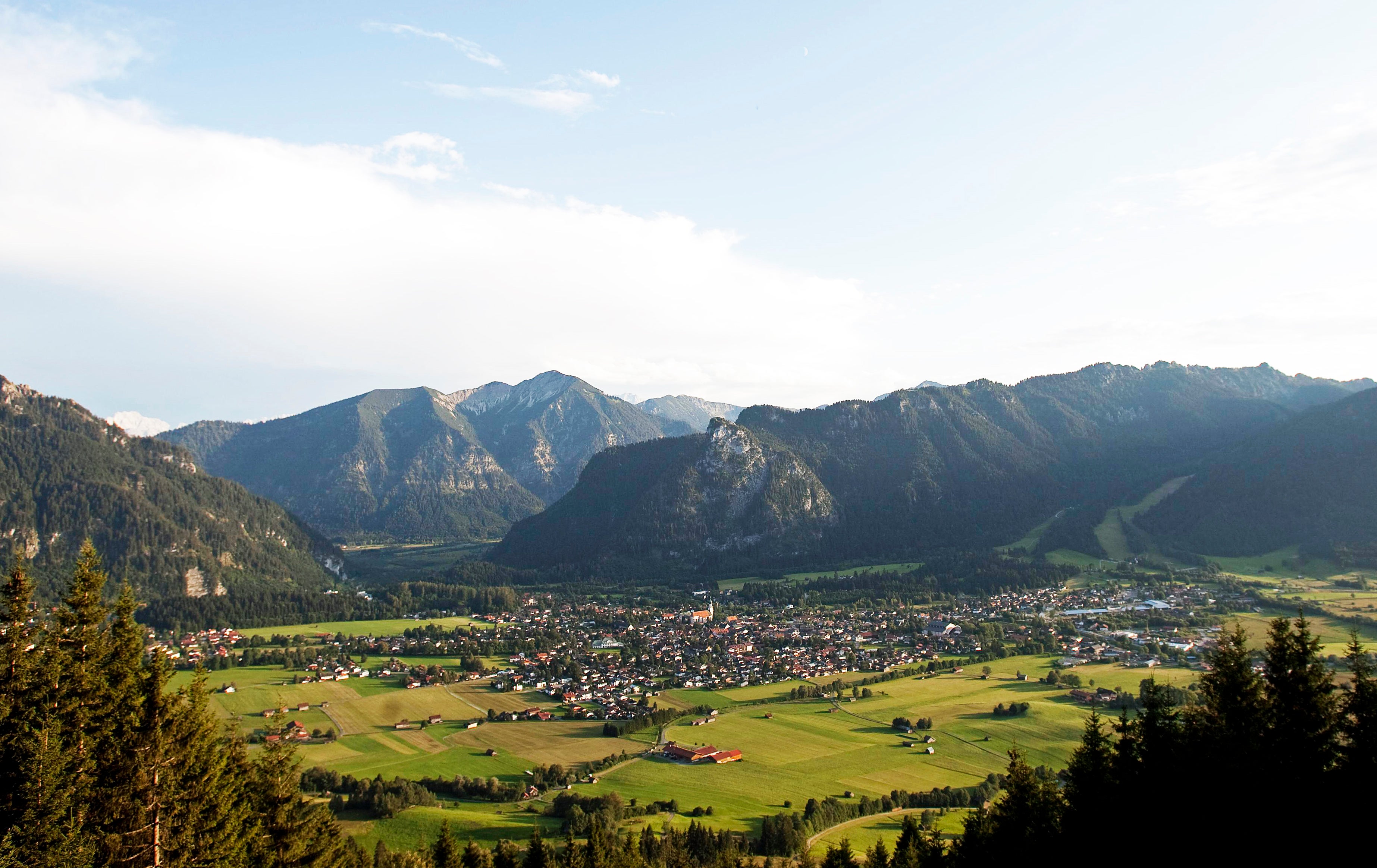 Oberammergau is a pretty village in the foothills of the Bavarian Alps