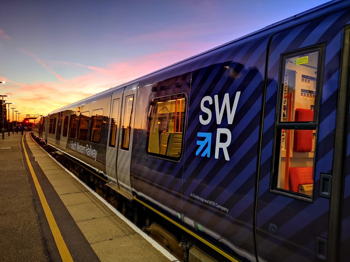 A South Western Rail train