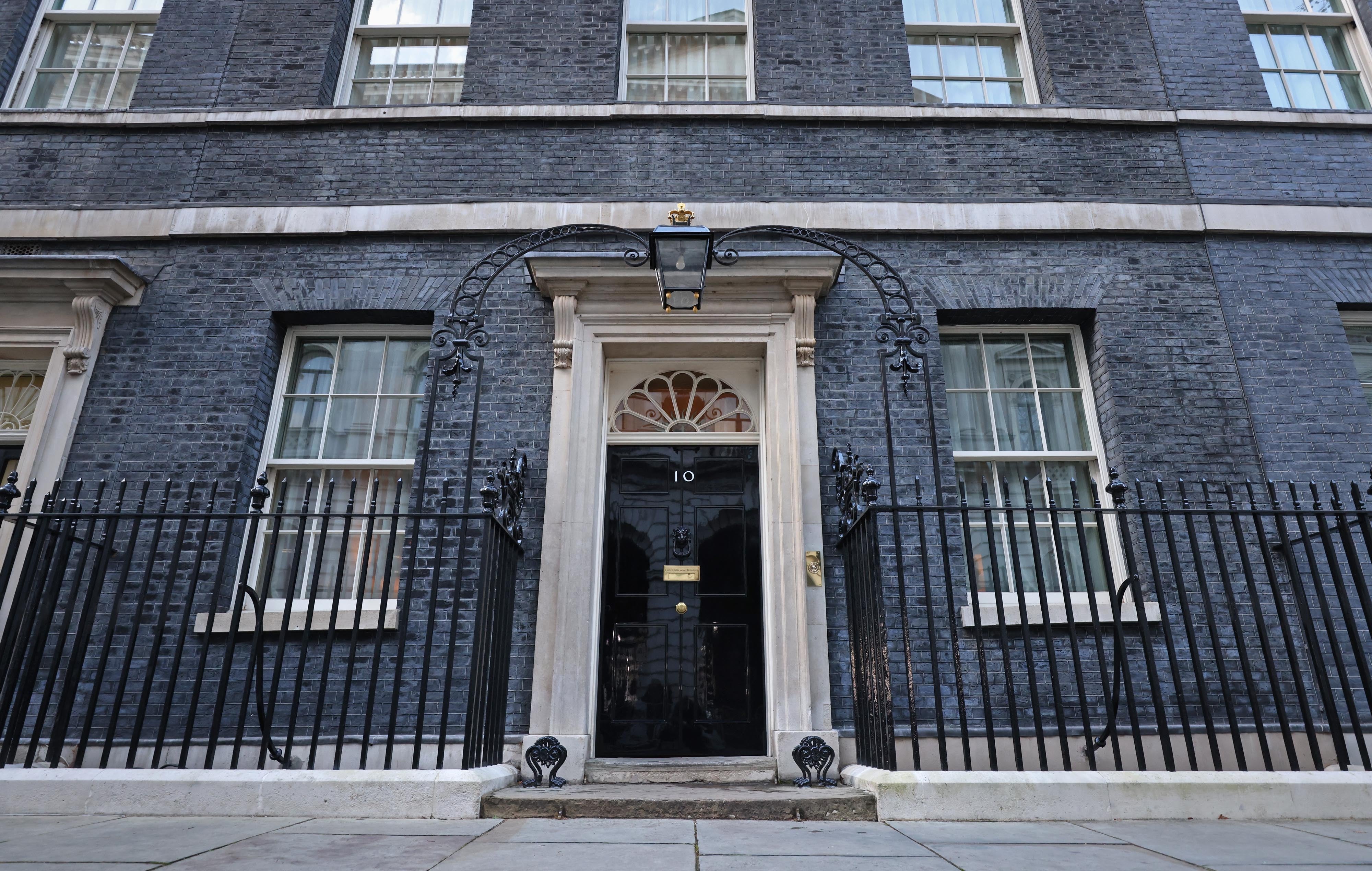 Number 10 Downing Street, London, the official residence and office of Prime Minister Boris Johnson (James Manning/PA)