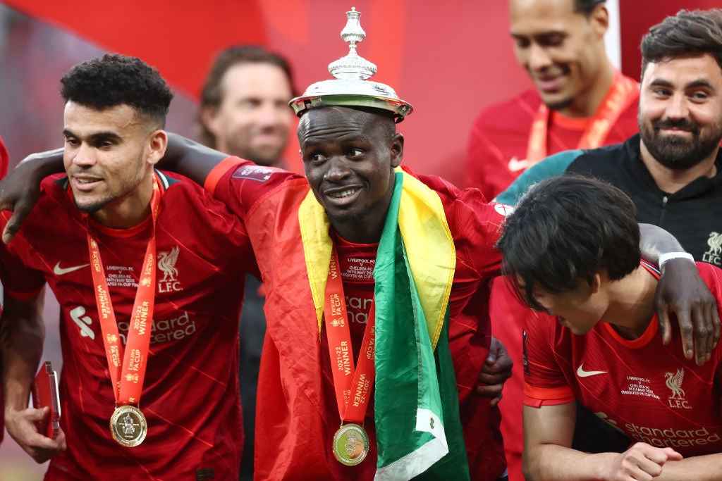 Mane could add a fourth trophy of the season with his second Champions League