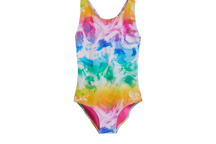 Next sports swimsuit multi unicorn tie dye indybest