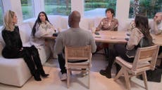 Kim Kardashian apologises to her family for the way Kanye West treated them