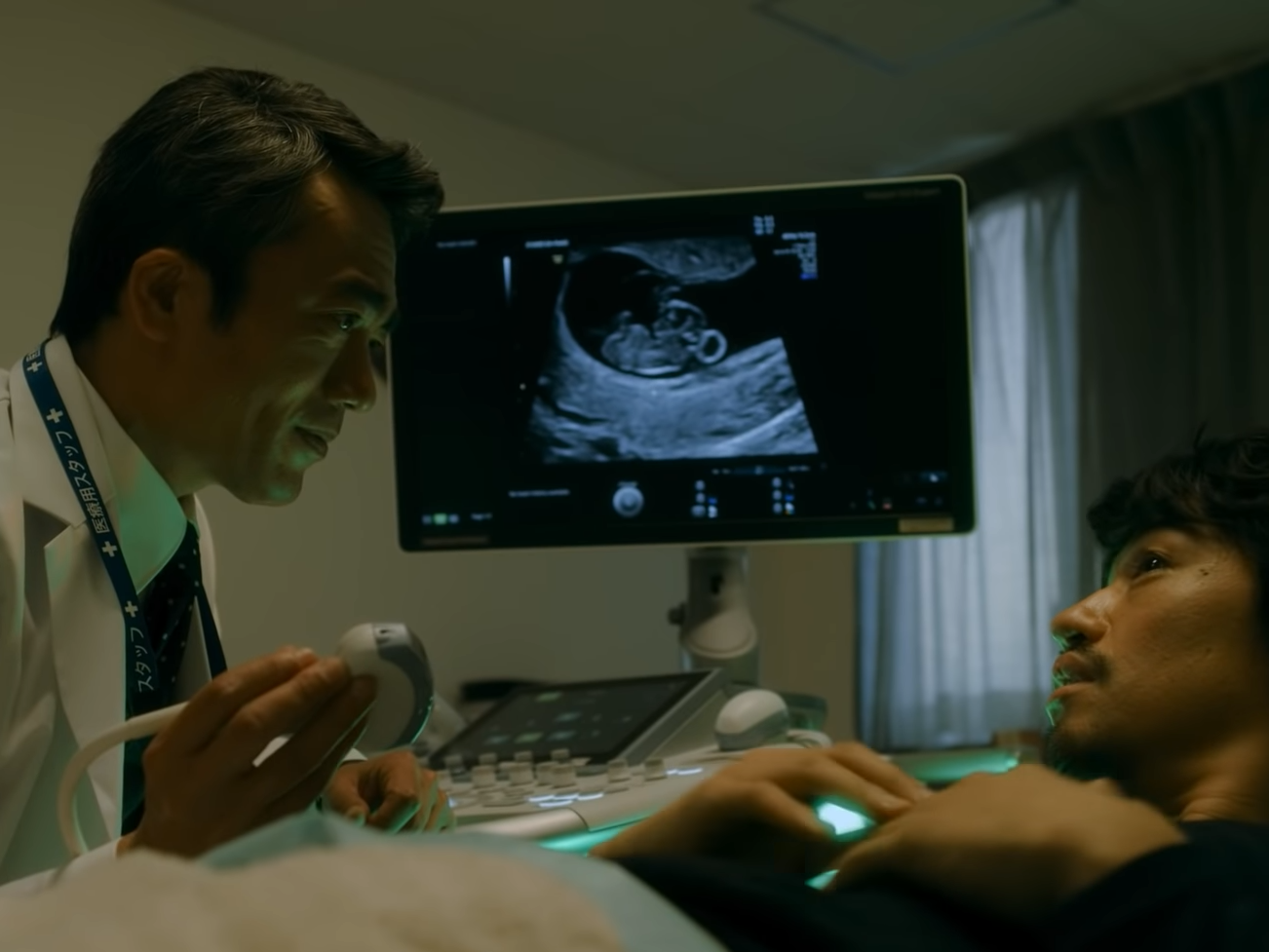 Kentaro goes for a scan only to find out he’s nine to 10 weeks pregnant