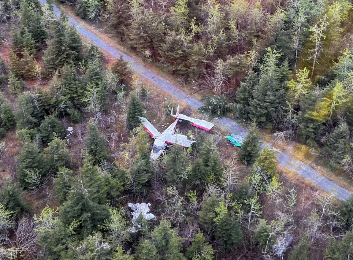 A de Havilland DHC-3 fixed-wing single engine plane crashed near Yakutat, Alaska, on Tuesday, 24 May 2022, injuring four.