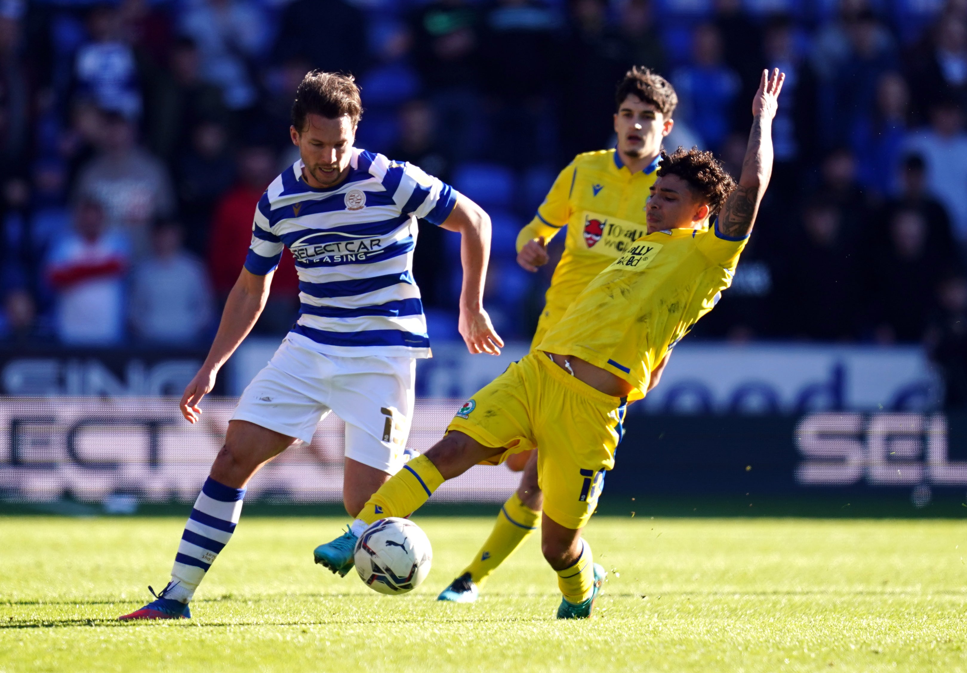 Danny Drinkwater, left, has turned out for Reading this season (John Walton/PA)