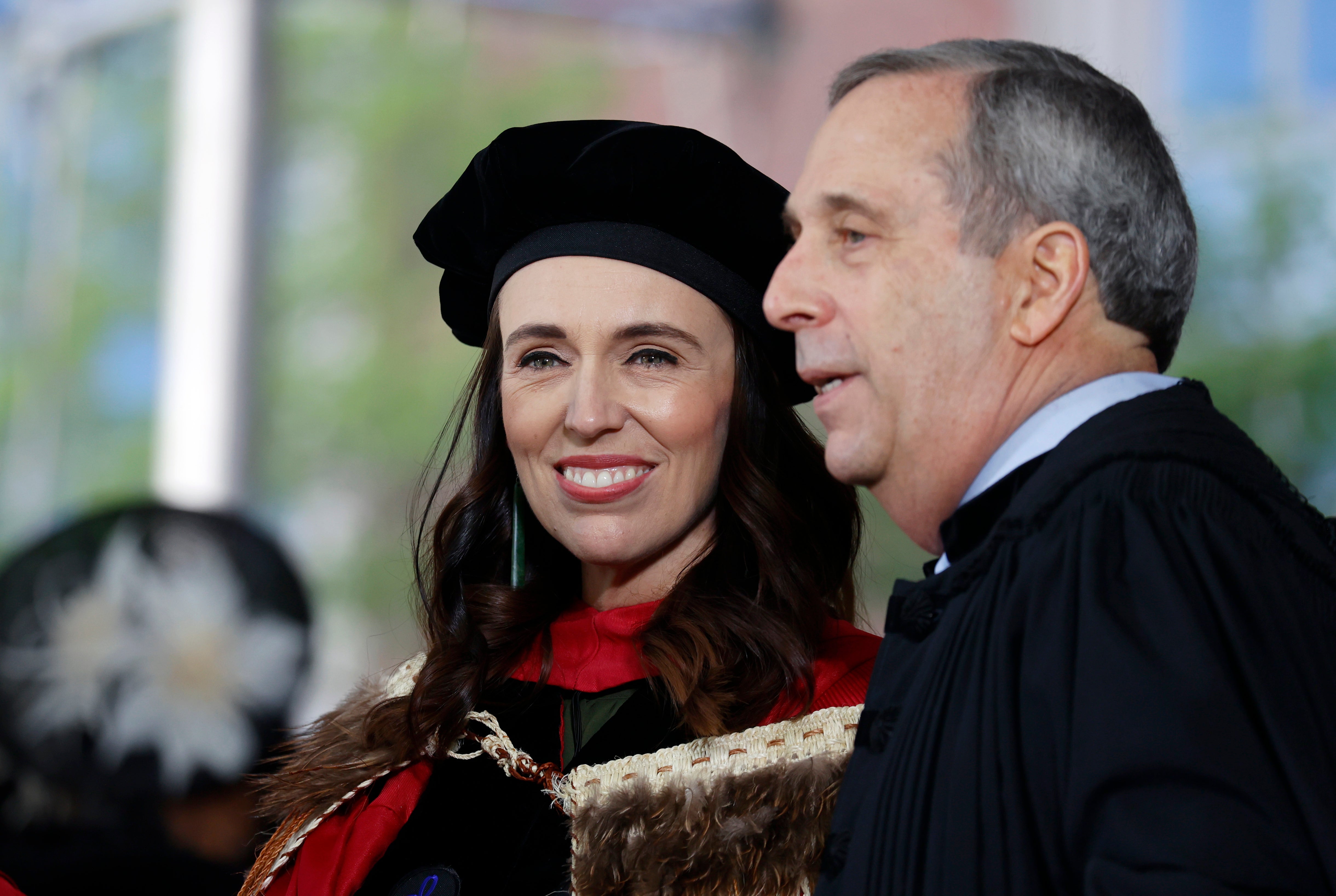 APTOPIX Harvard Commencement Ardern