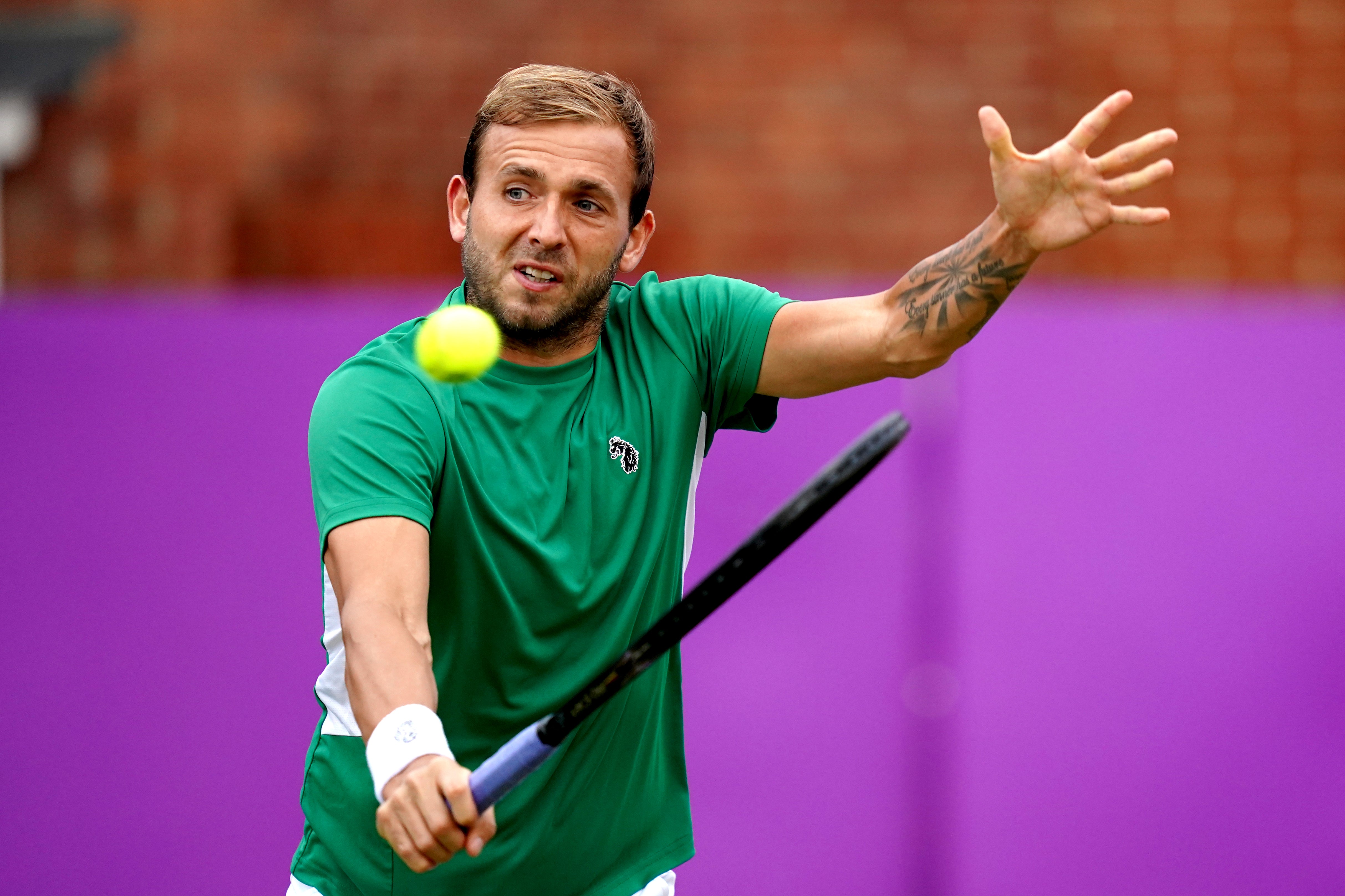 Dan Evans lost in the second round (John Walton/PA)