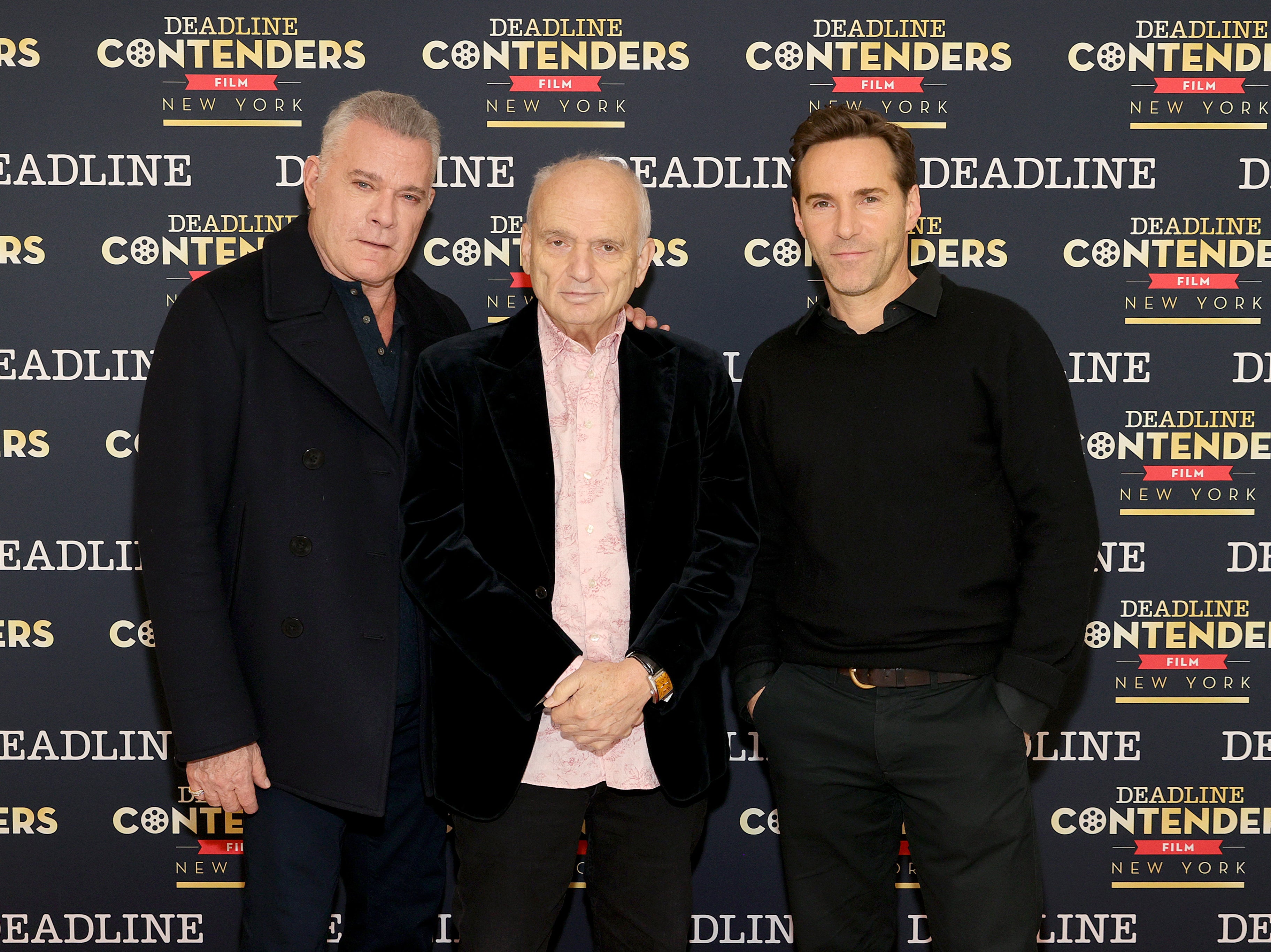 Liotta with ‘Sopranos’ creator David Chase and ‘The Many Saints of Newark’ co-star Alessandro Nivola