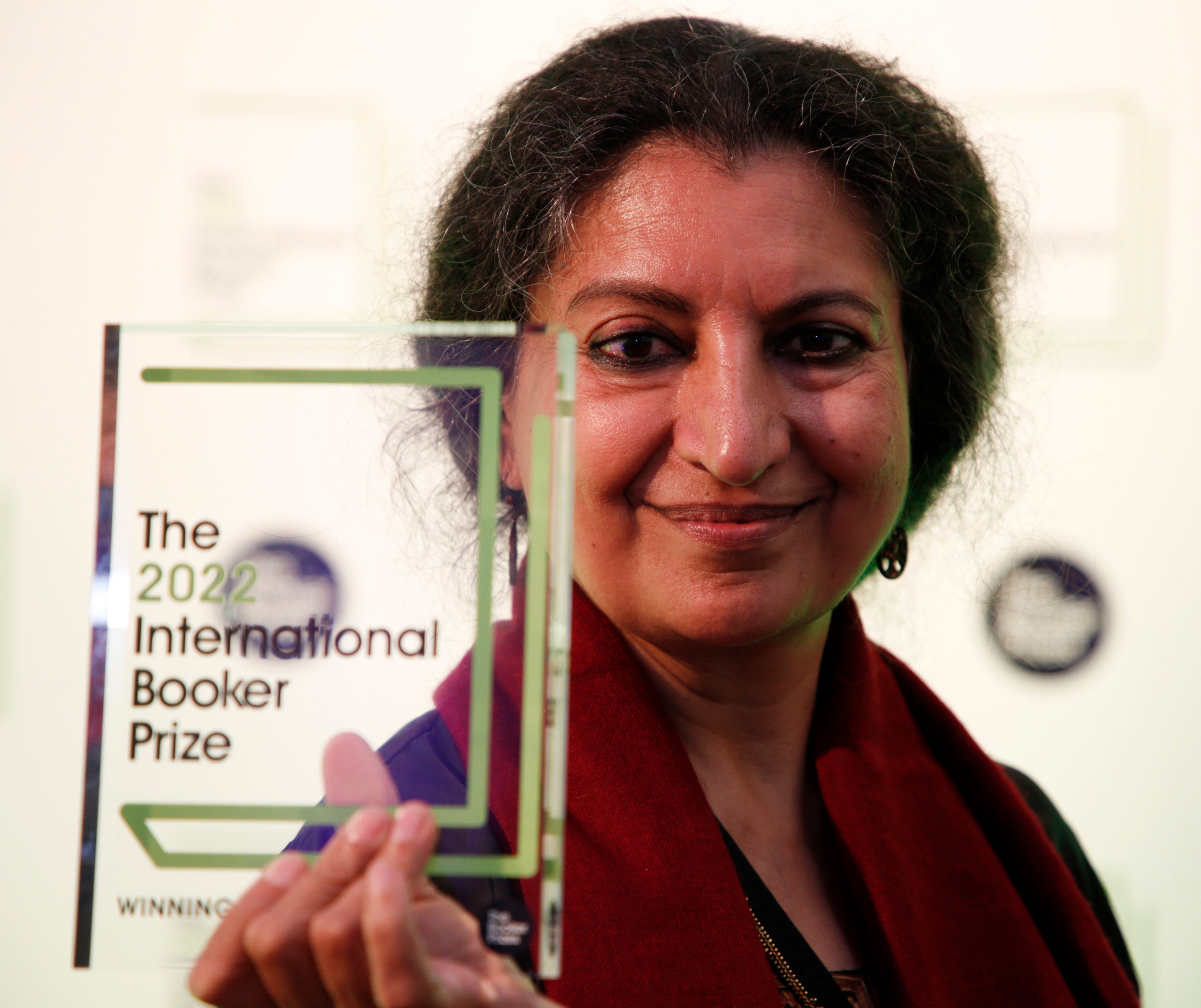 Geetanjali Shree becomes first Indian winner of International Booker Prize (David Cliff/AP)