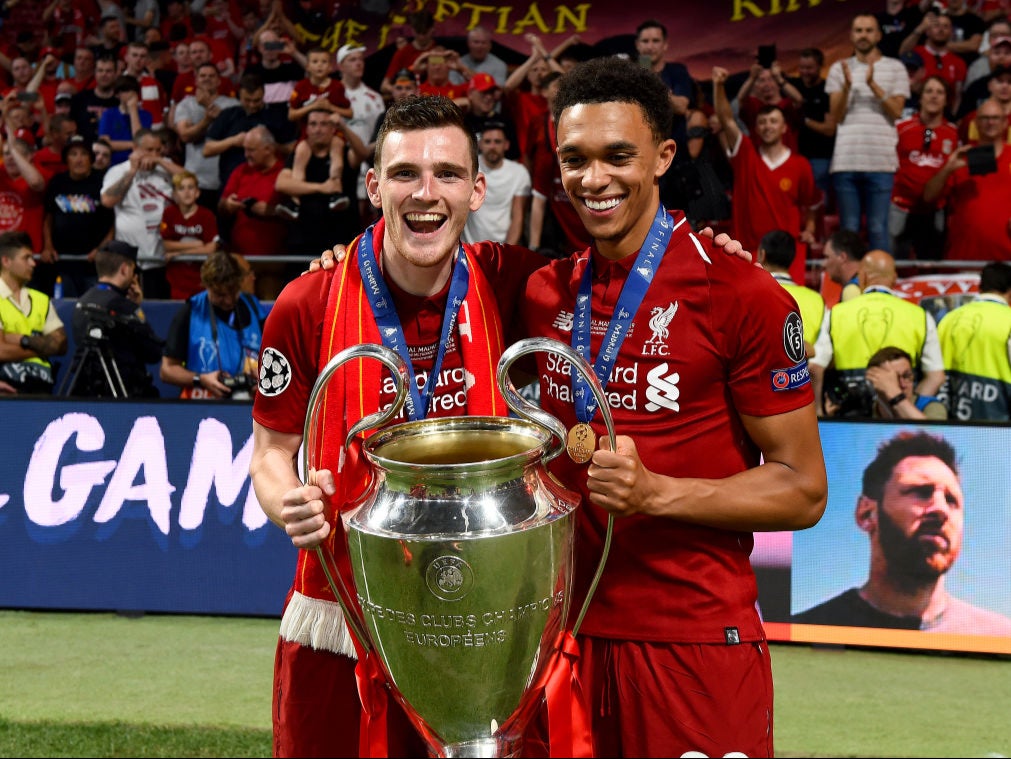 The Reds’ full backs have become two of the world’s best in their respective positions since 2018