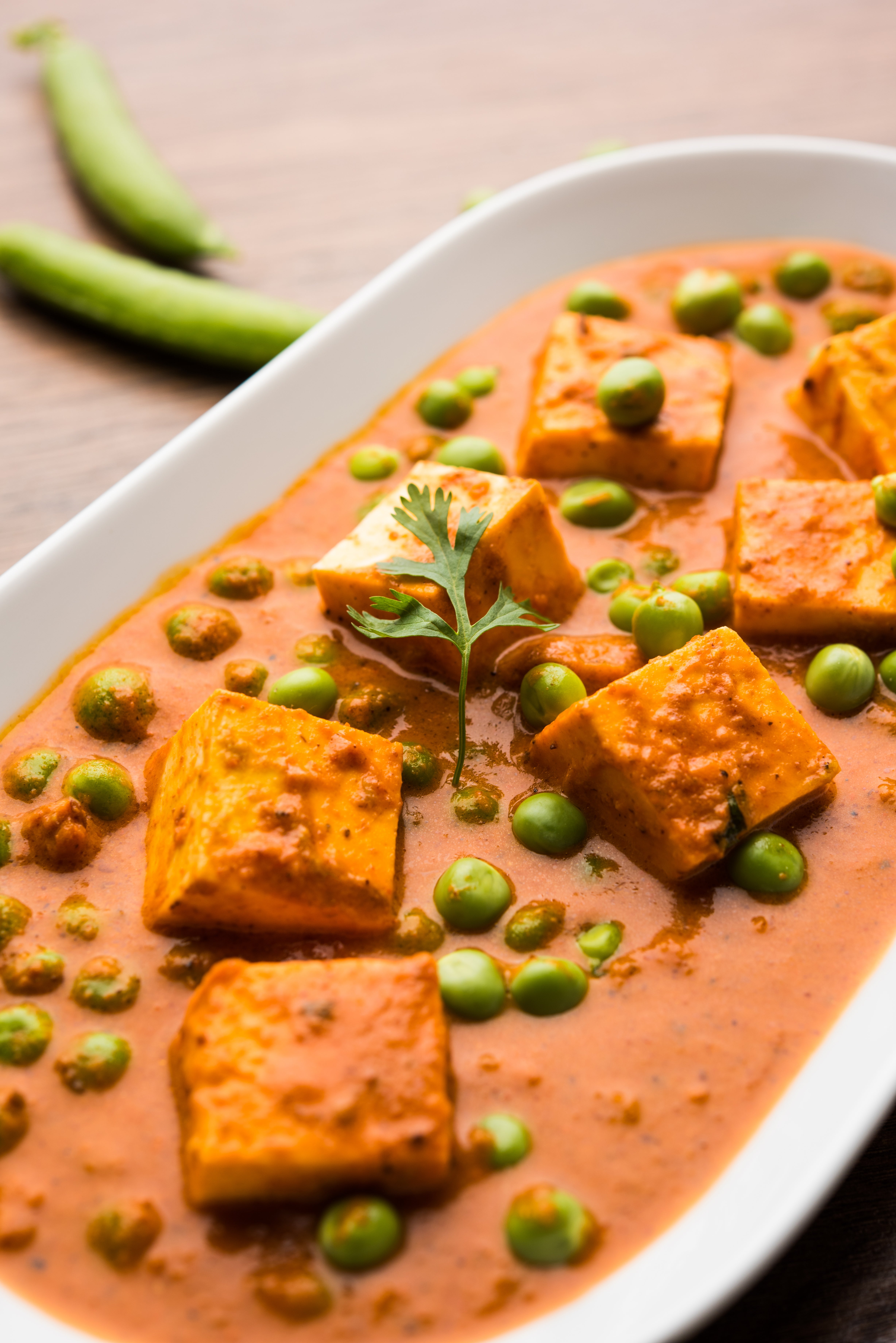 There’s a quick hack in this version of mattar paneer