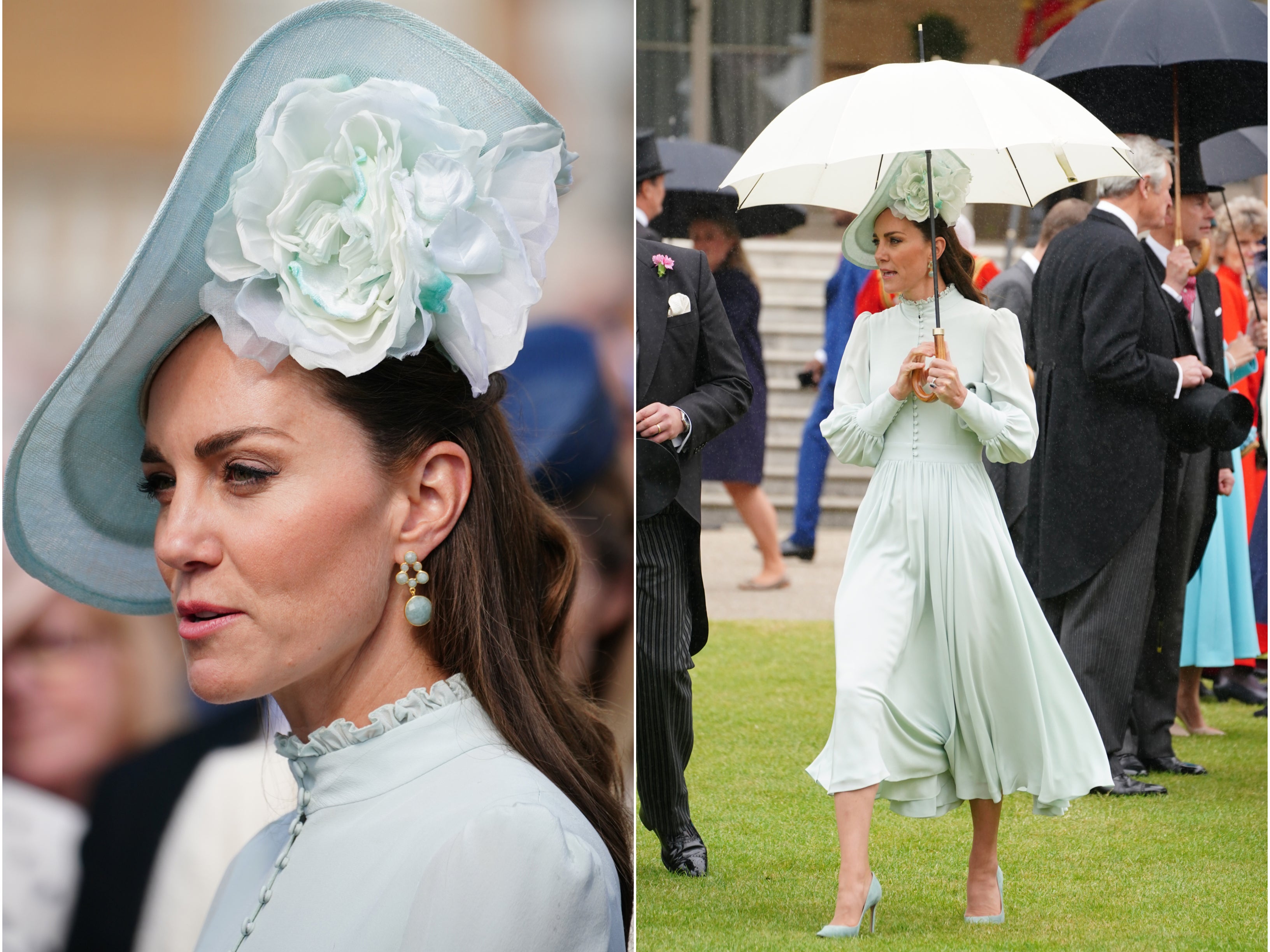 The Duchess of Cambridge wore a Philip Treacy fascinator