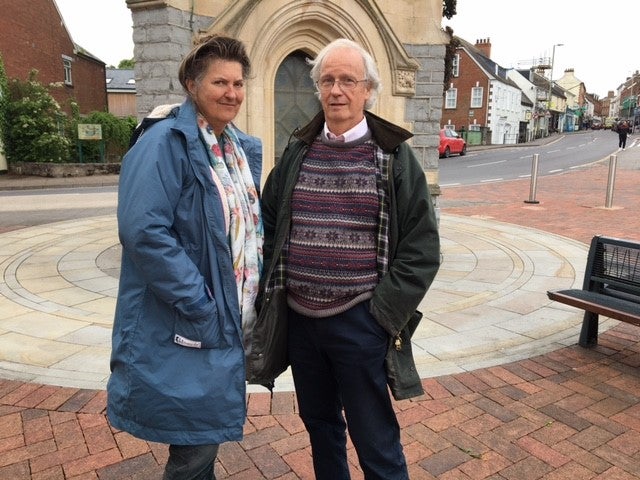 Heather and Andrew Barlow are backing the Lib Dems after Partygate