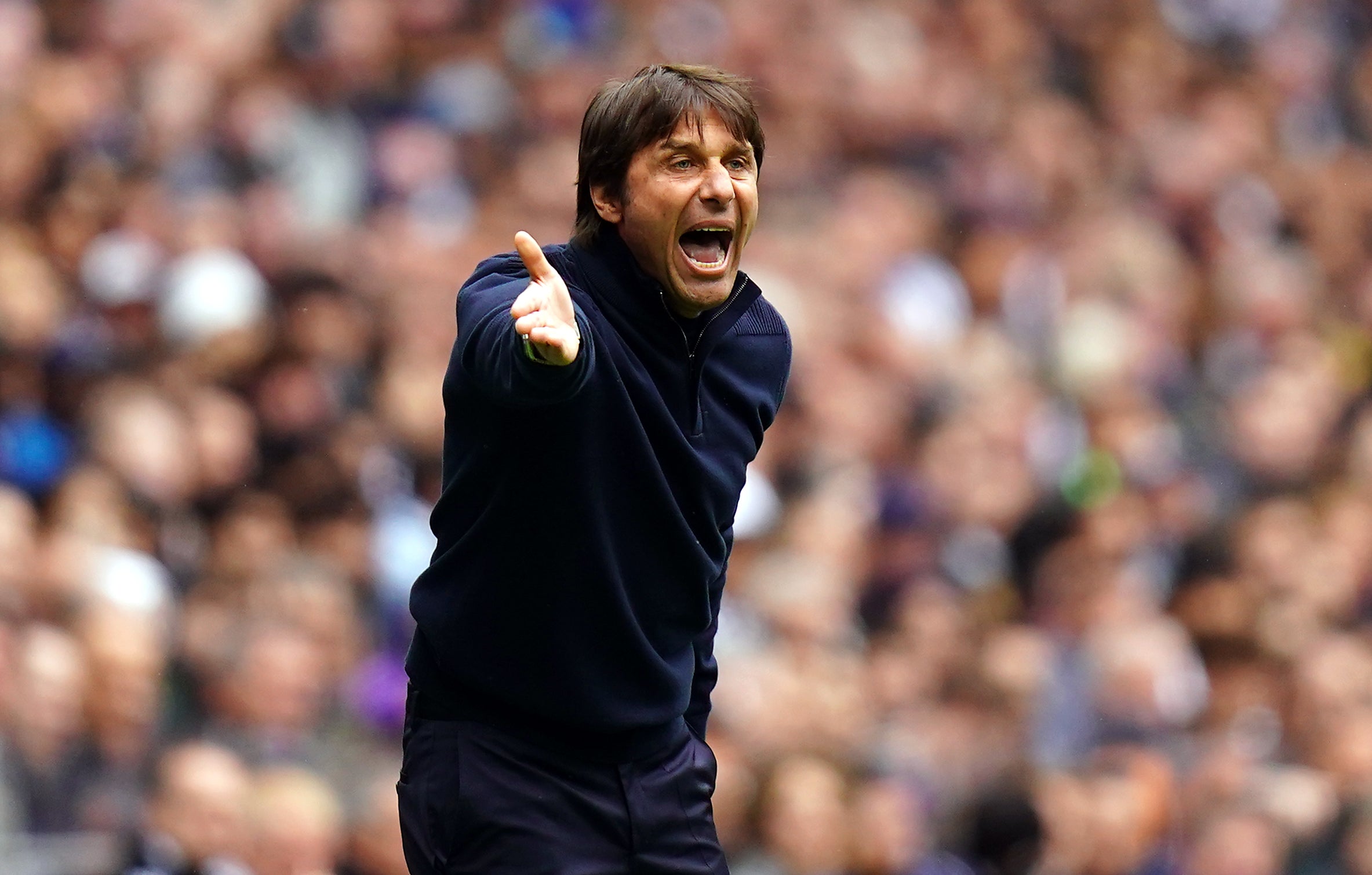 Antonio Conte is set to stay at Tottenham next season (Adam Davy/PA)