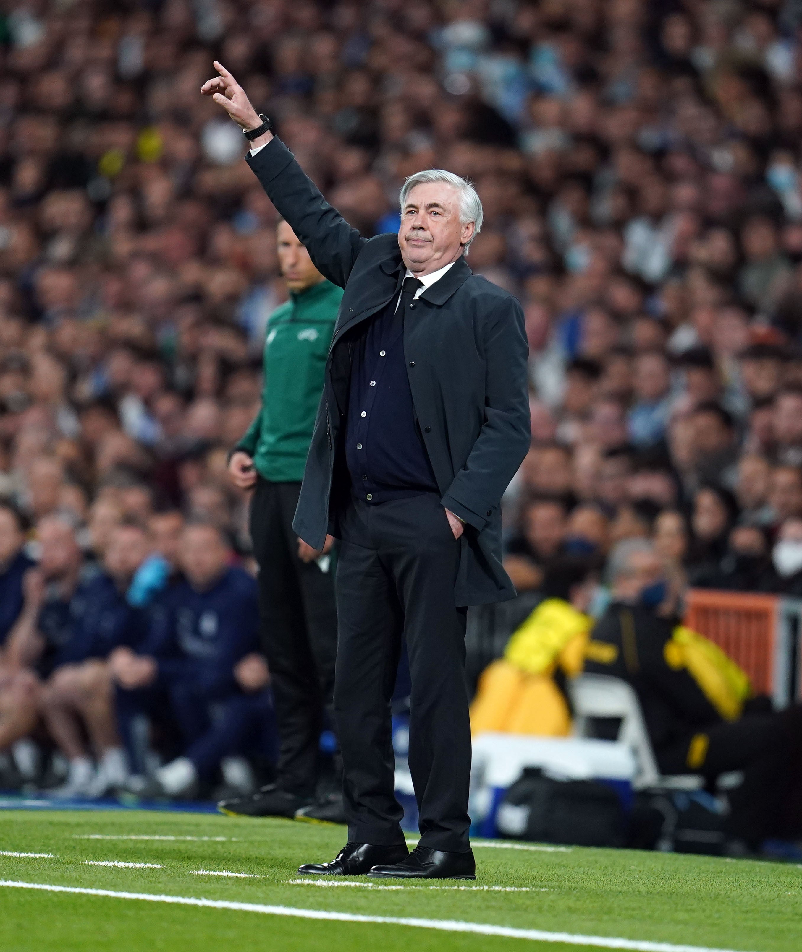 Carlo Ancelotti had a 10th-placed finish with Everton before leaving for Real Madrid (PA)