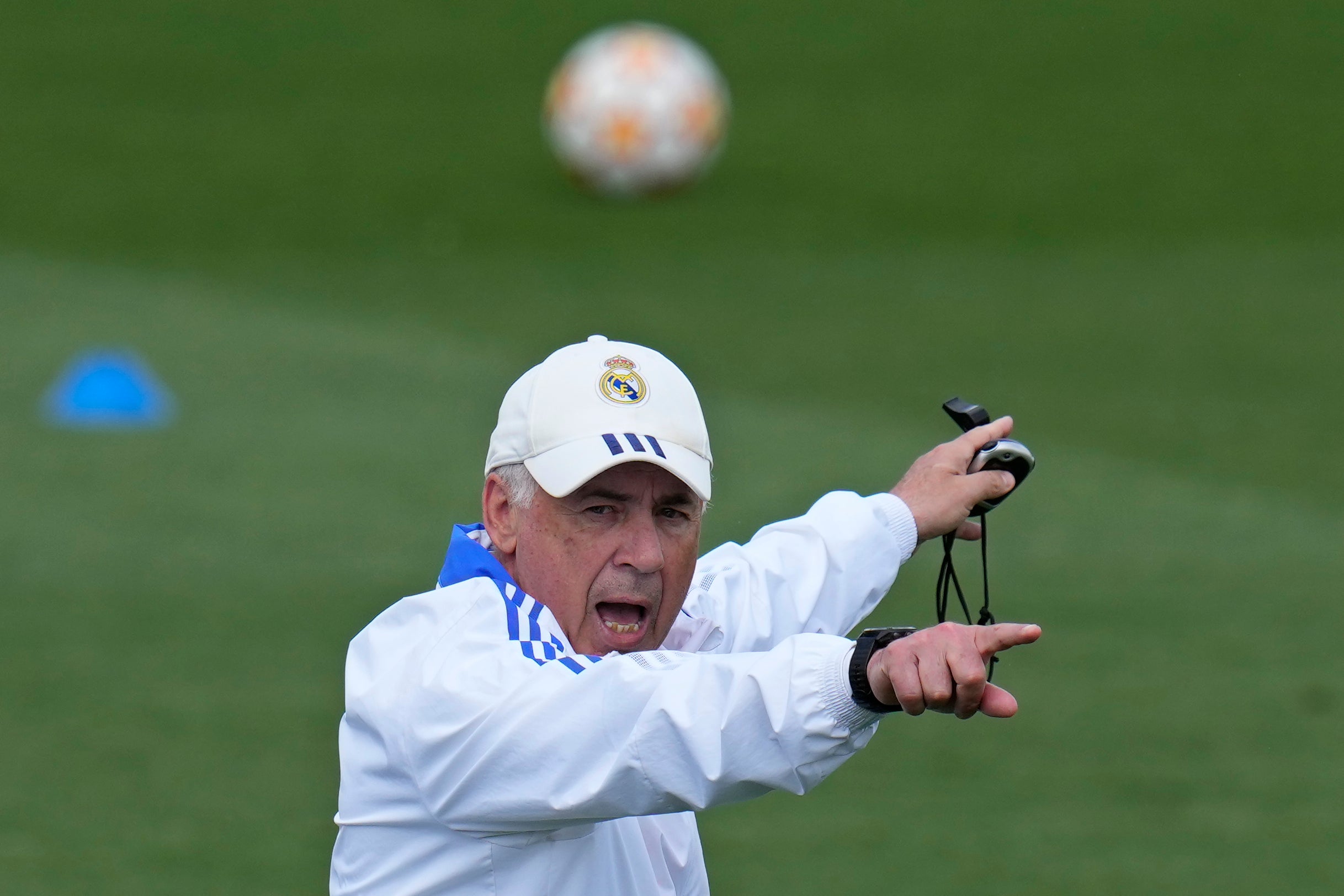 Carlo Ancelotti is Real Madrid boss (Manu Fernandez/AP)