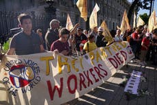 ‘They look down on us like we’re the dirt we clean’: Protesters outside No 10 call for respect for cleaners