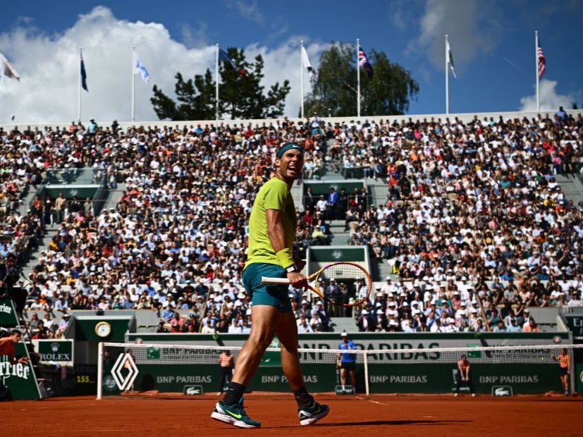 Nadal is continuing his pursuit of a 14th French Open crown