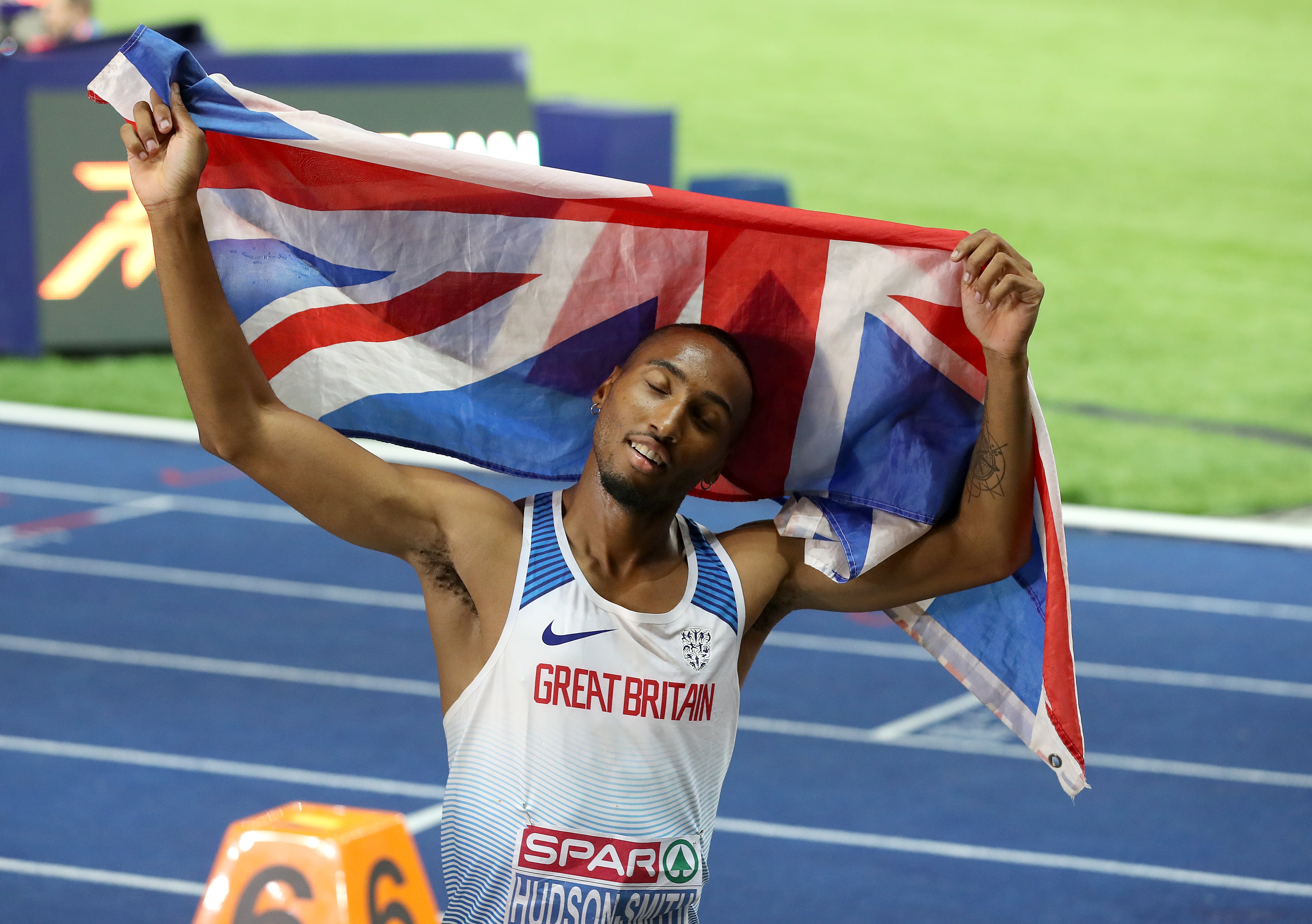 Matthew Hudson-Smith broke the 25-year-old British record in the 400m (Martin Rickett/PA)