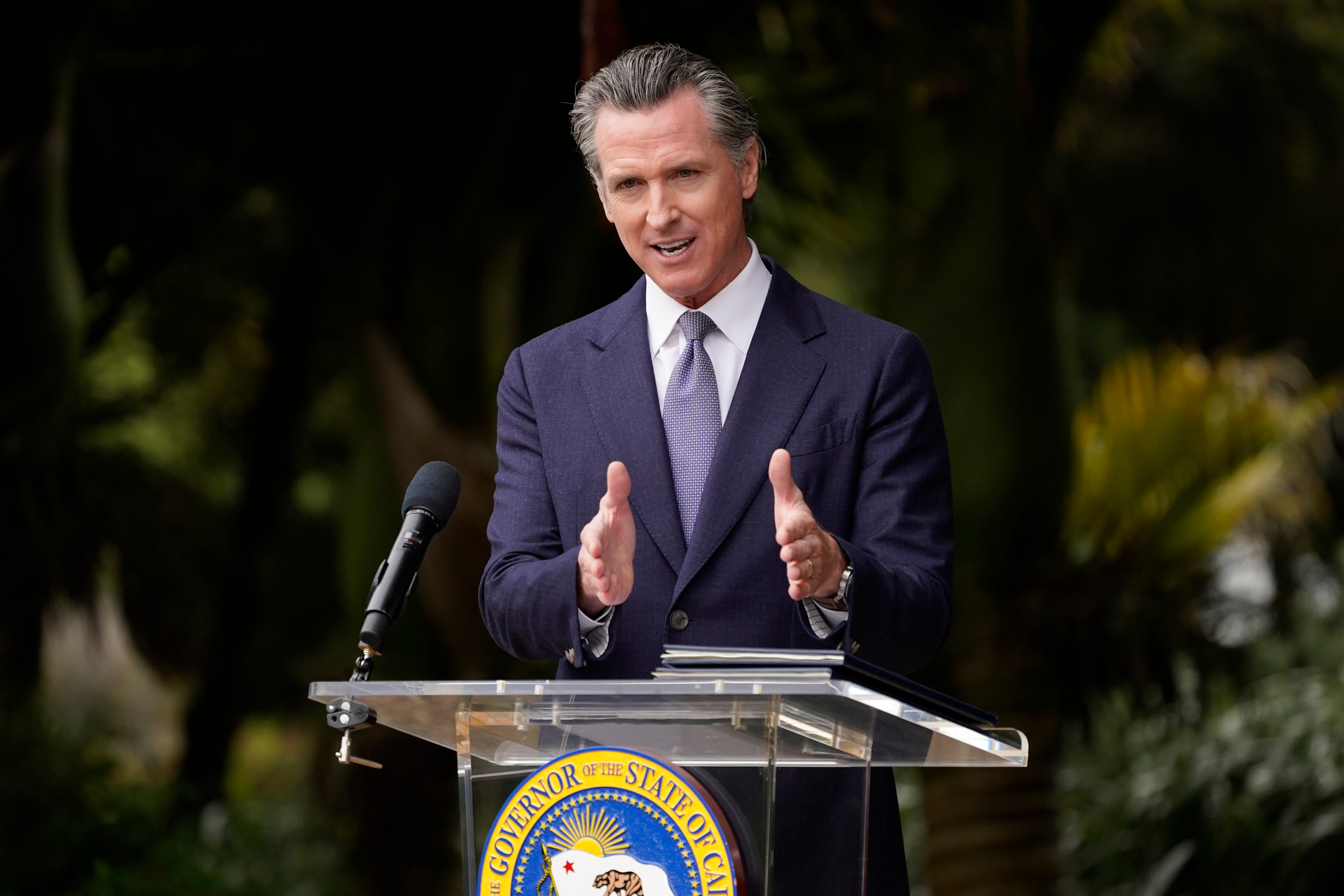 Virus Outbreak California Governor