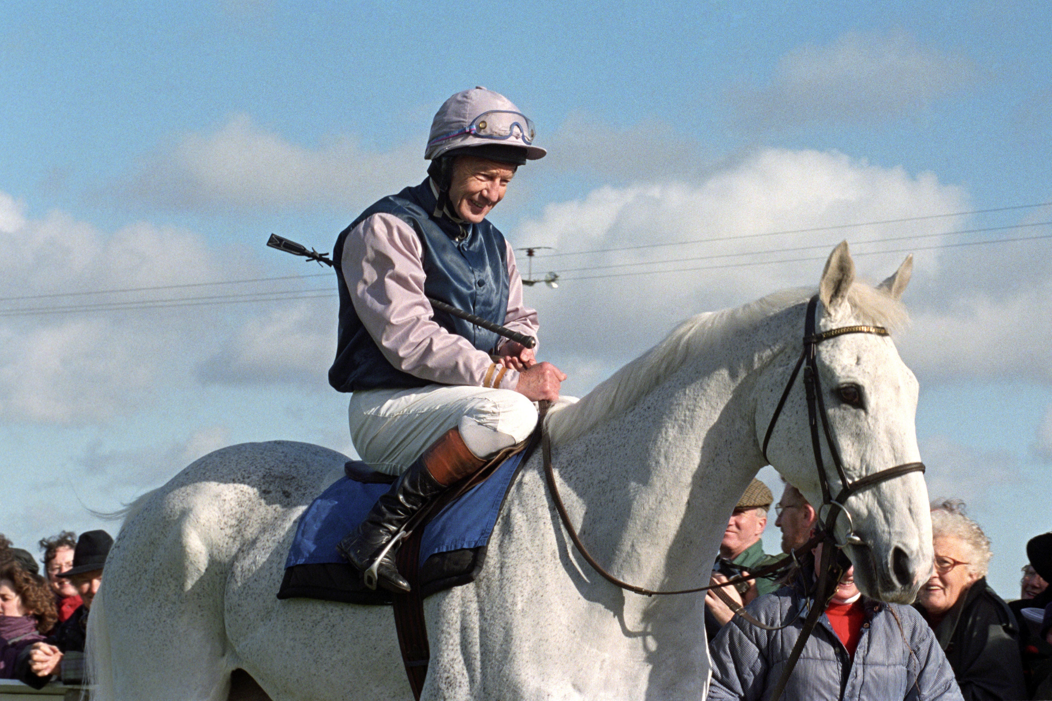 The jockey on Desert Orchid in 1998