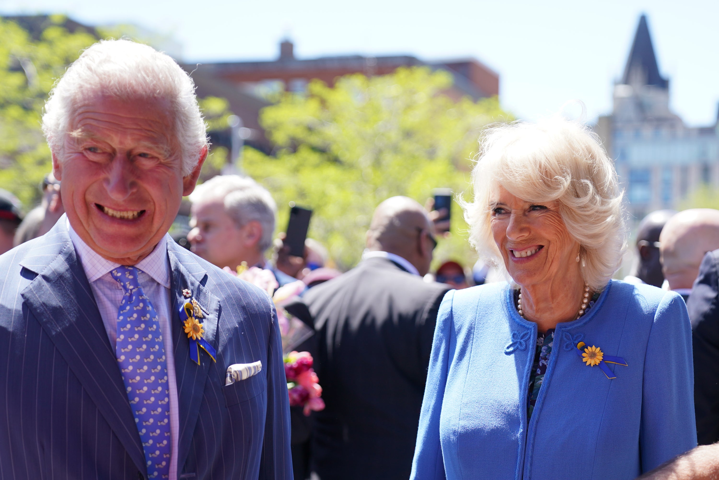 The Prince of Wales and the Duchess of Cornwall