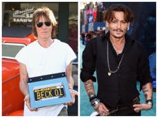 Johnny Depp joins Jeff Beck for surprise UK performance as Amber Heard trial jury deliberates