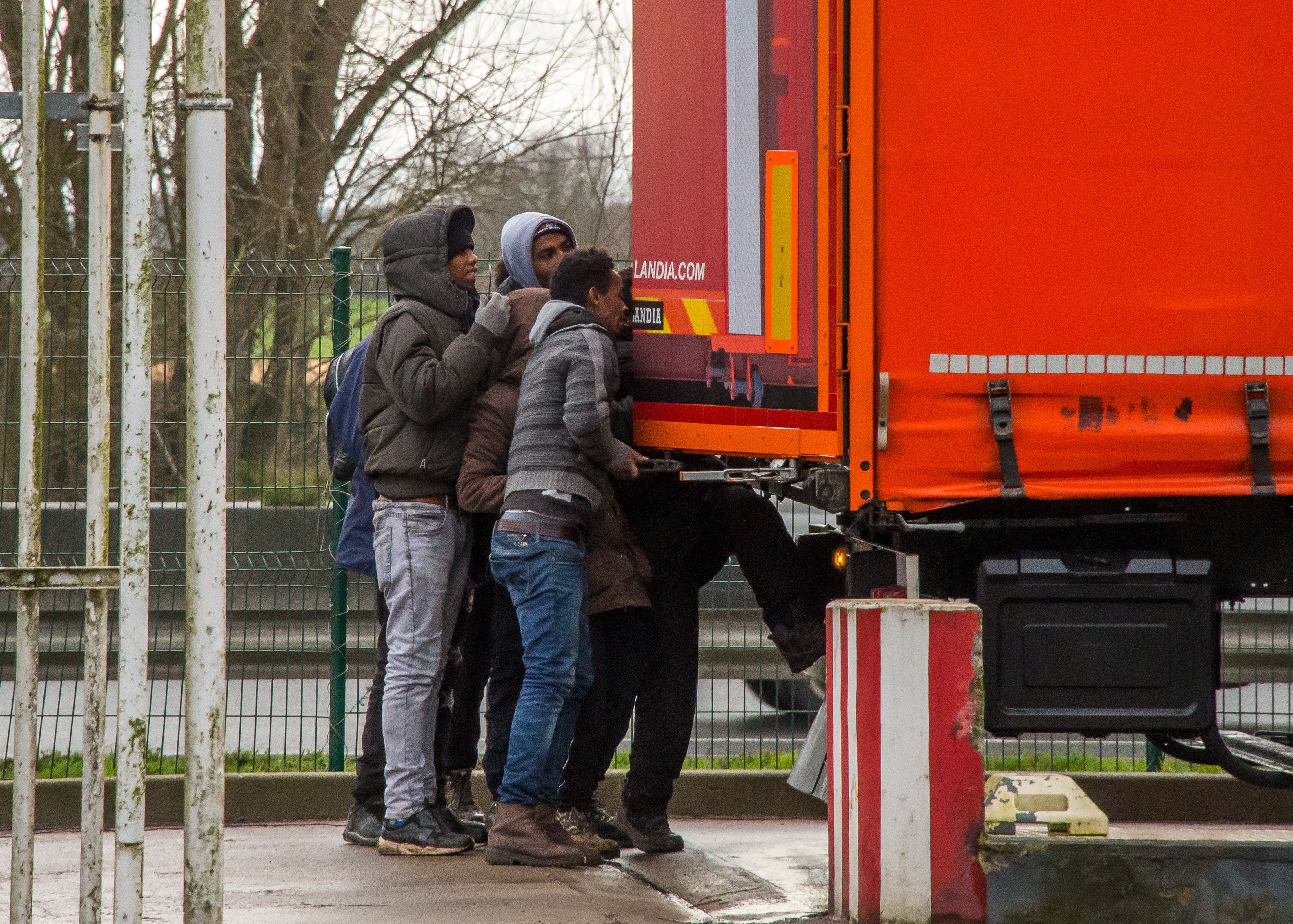 Stowing away in lorries is far less visible than those arriving on dinghies