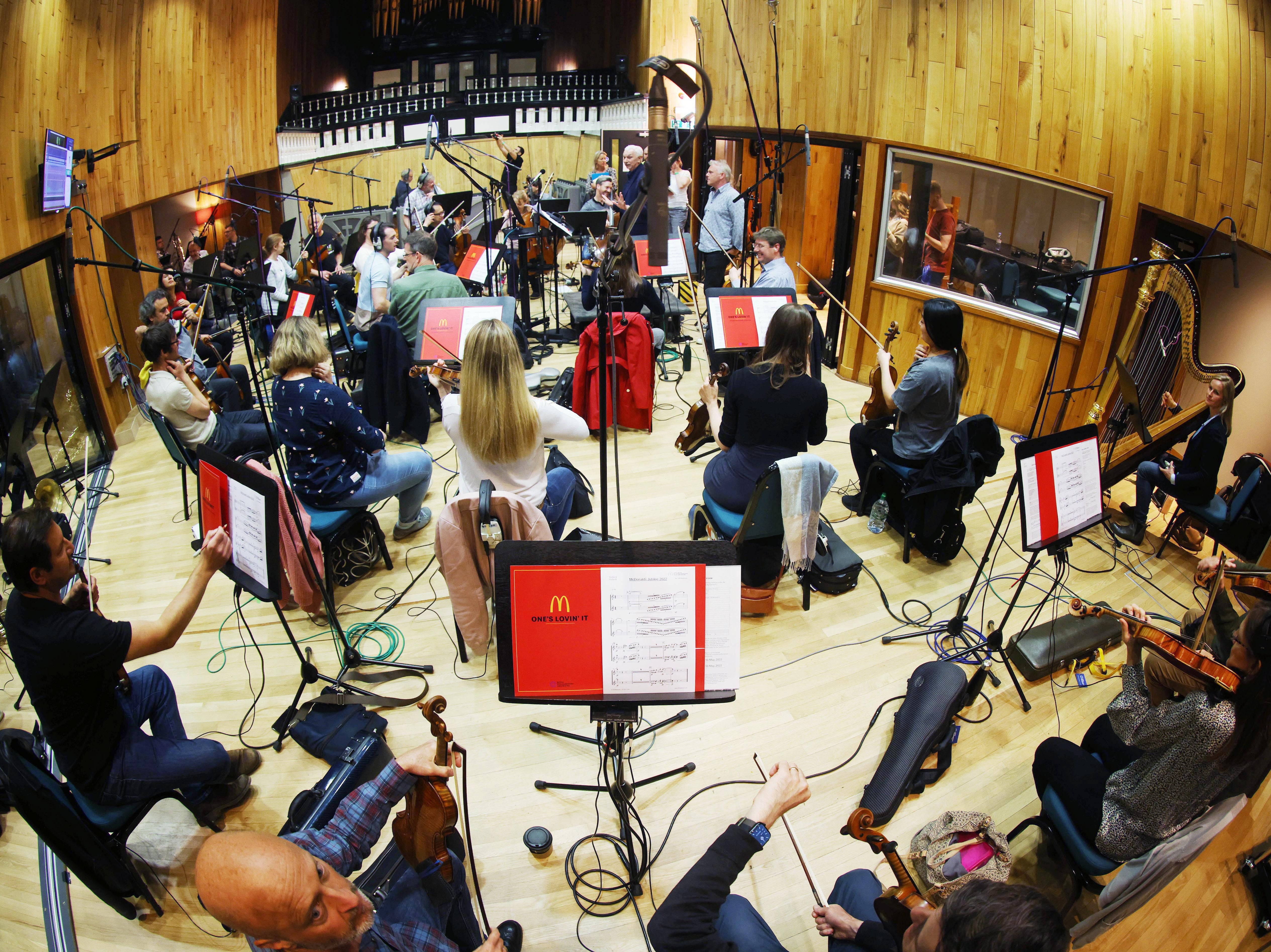 The Royal Philharmonic Orchestra has re-recorded McDonald’s iconic jingle