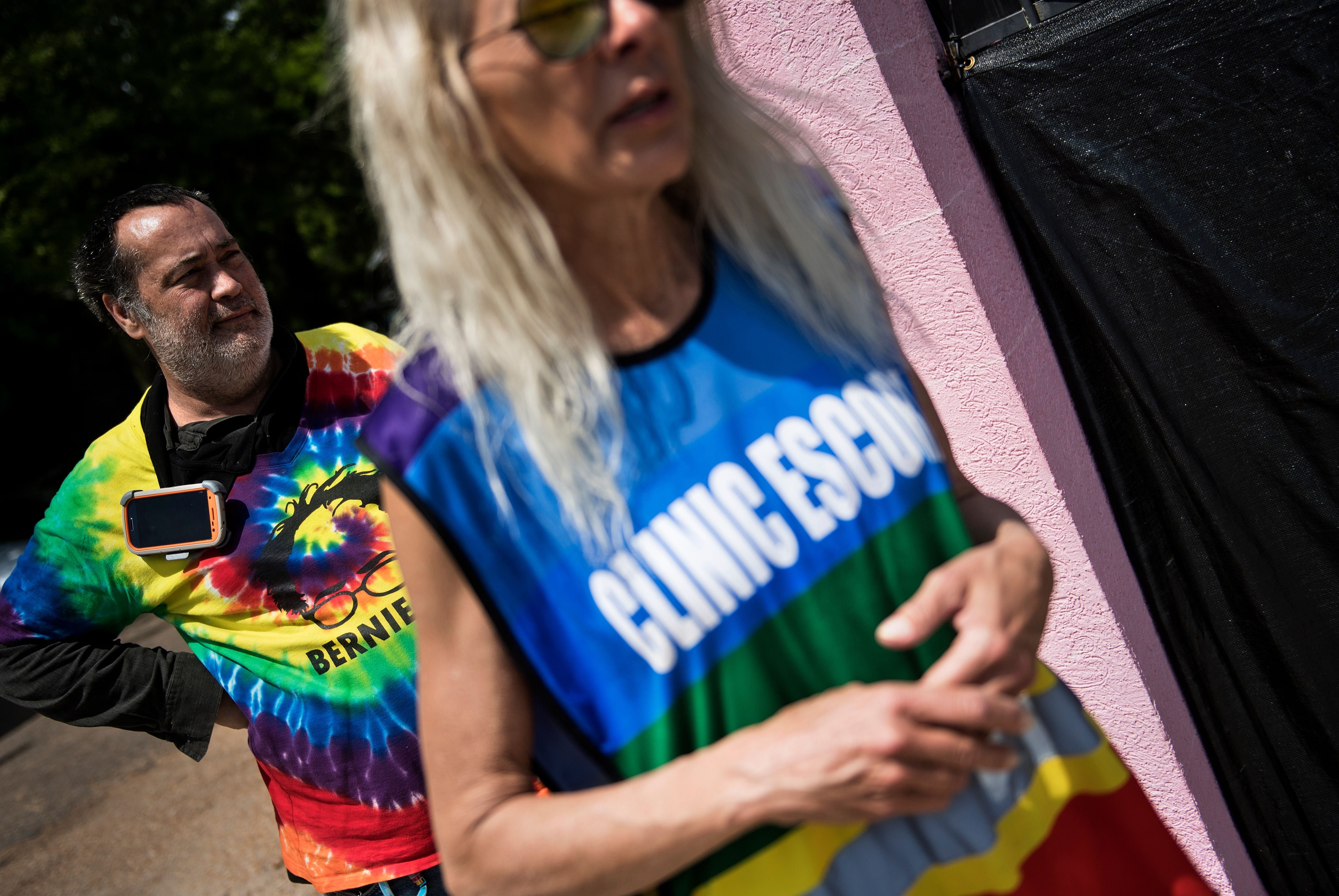 Derenda Hancock is among volunteers at Jackson Women’s Health Organisation who welcome patients