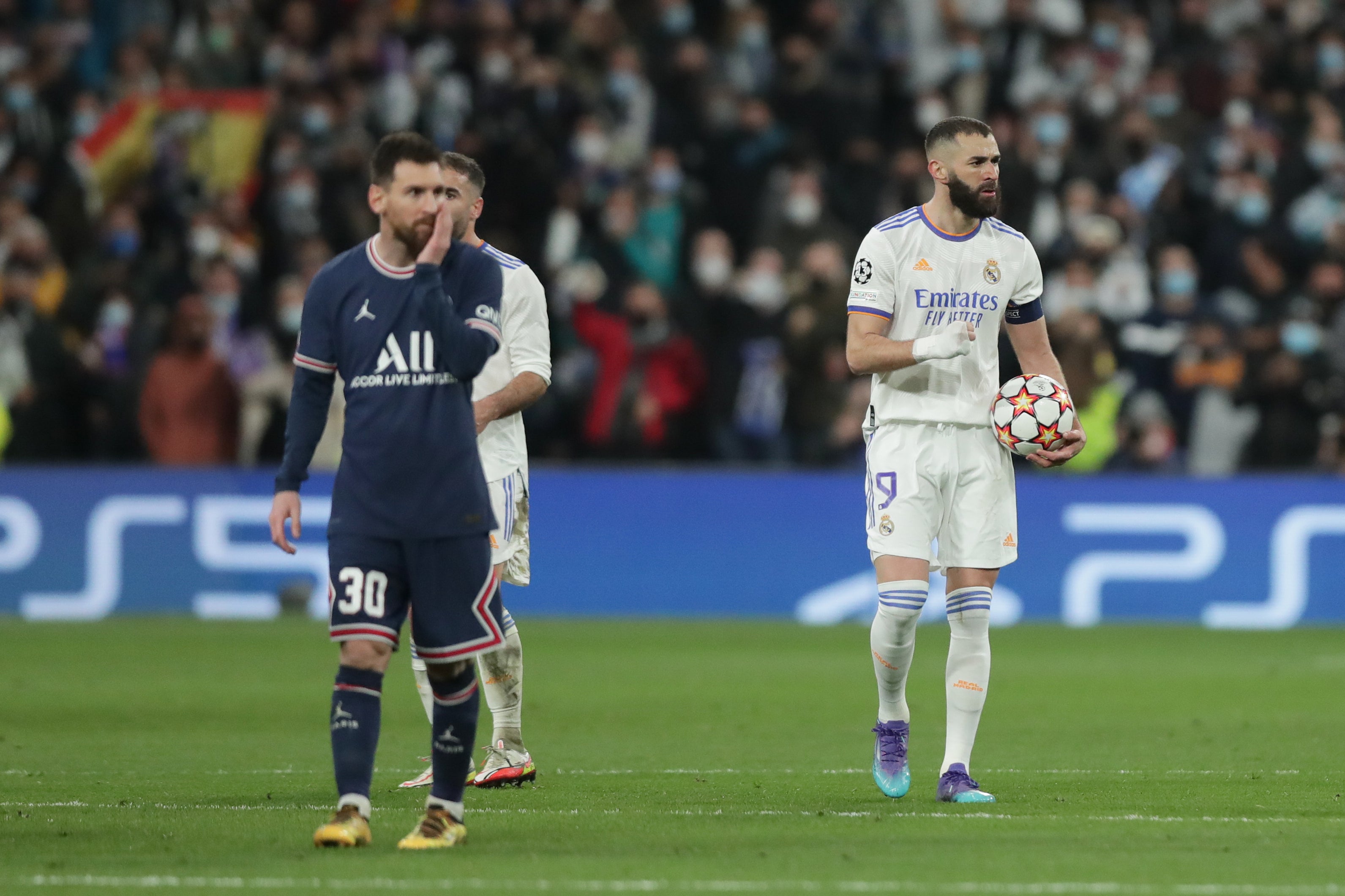 Lionel Messi (left) is certain that Karim Benzema is deserving of the annual prize